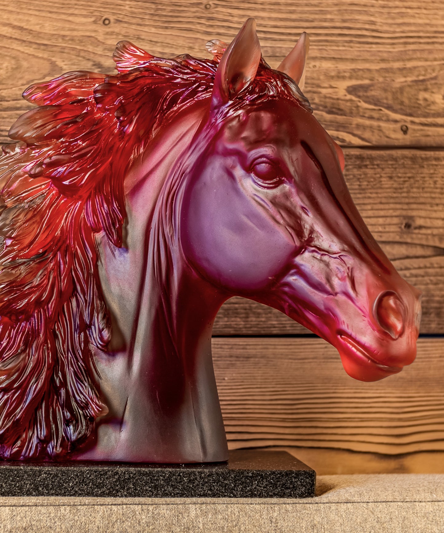 Sculpture tête de cheval 500ex