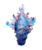 Mer de Corail Large vase Blue and red