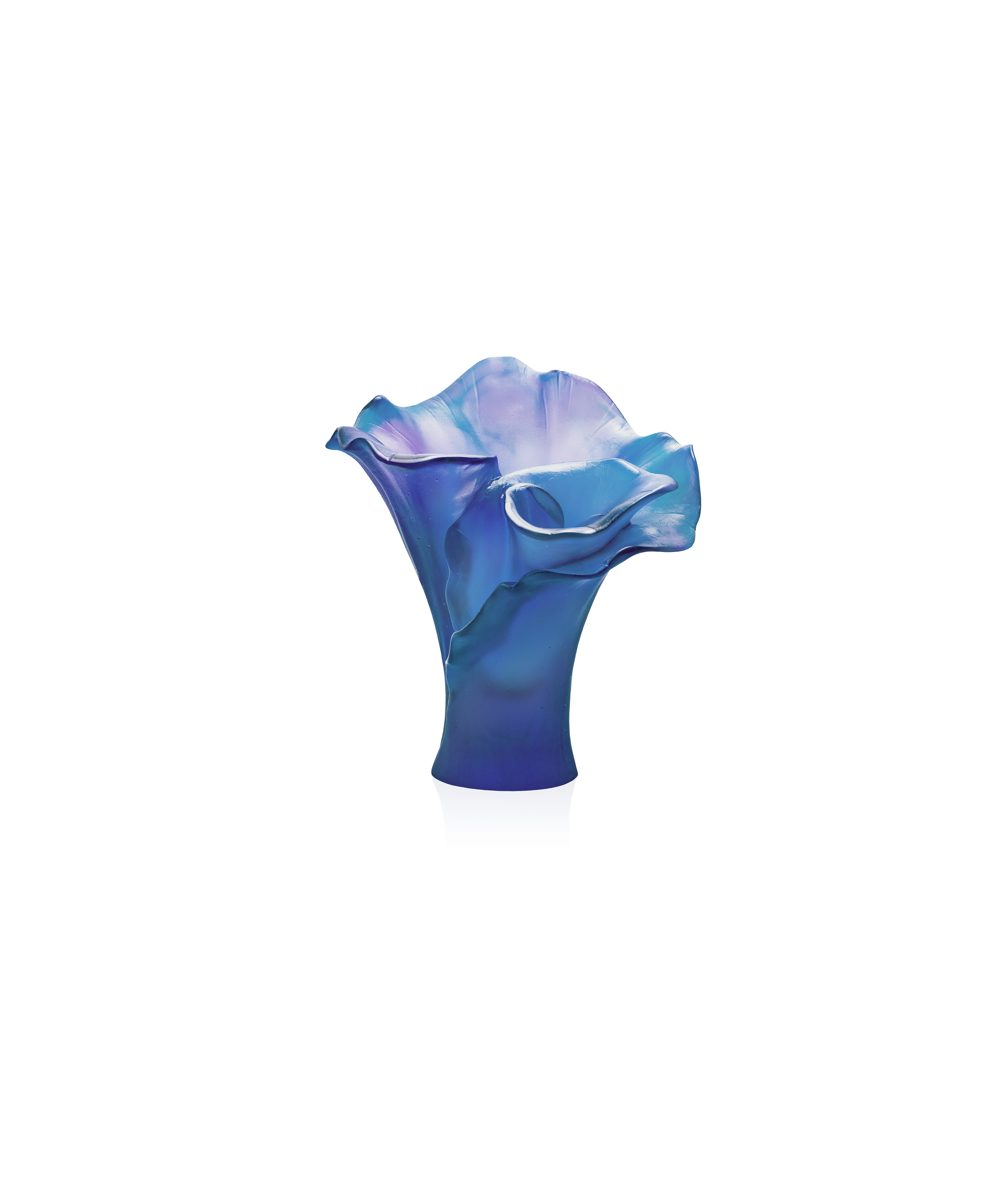 Arum Vase petit modèle Bleu nuit