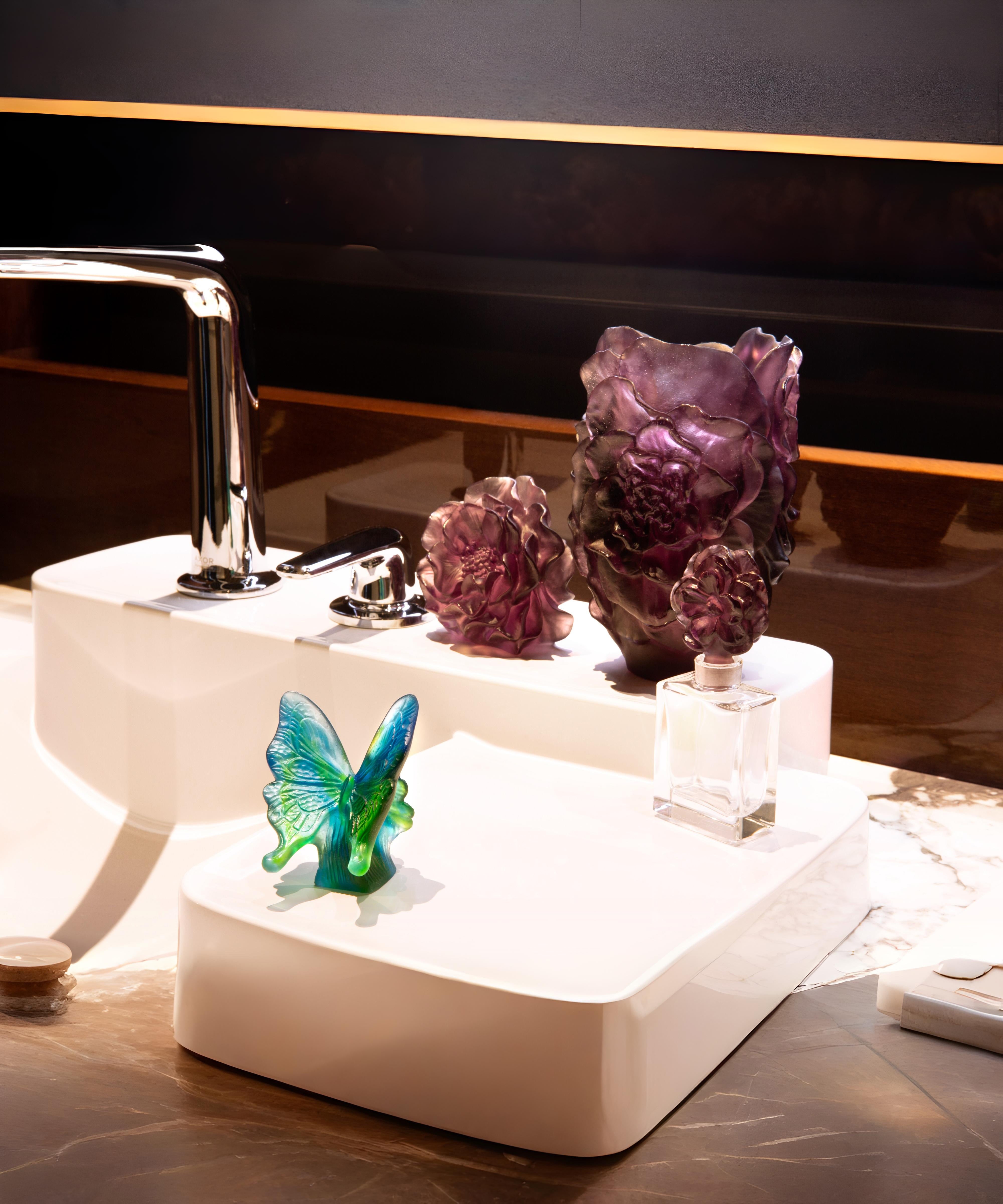 Papillon Bleu et vert – Daum