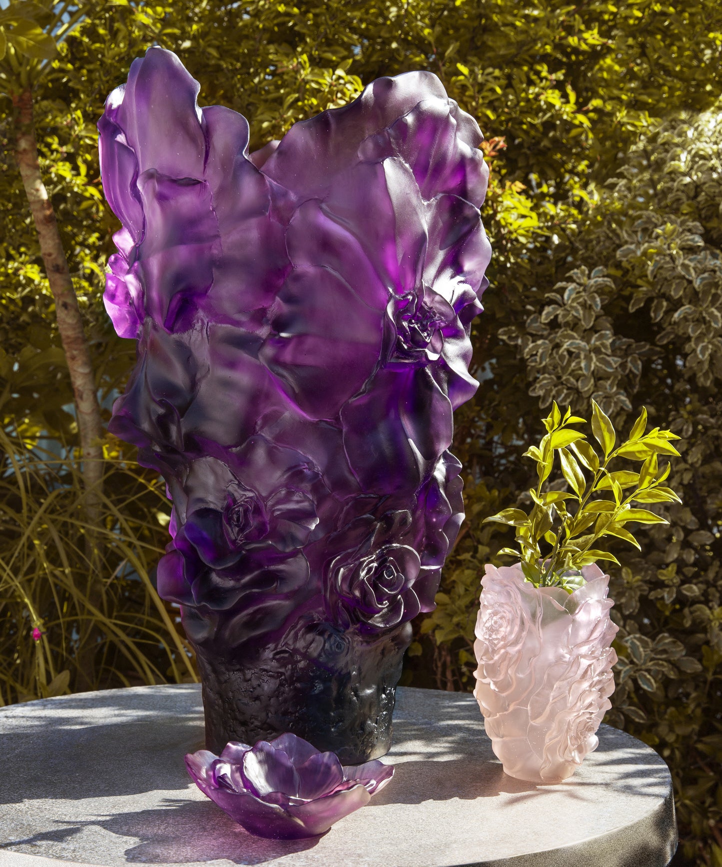 Camelia Magnum vase Purple 99ex