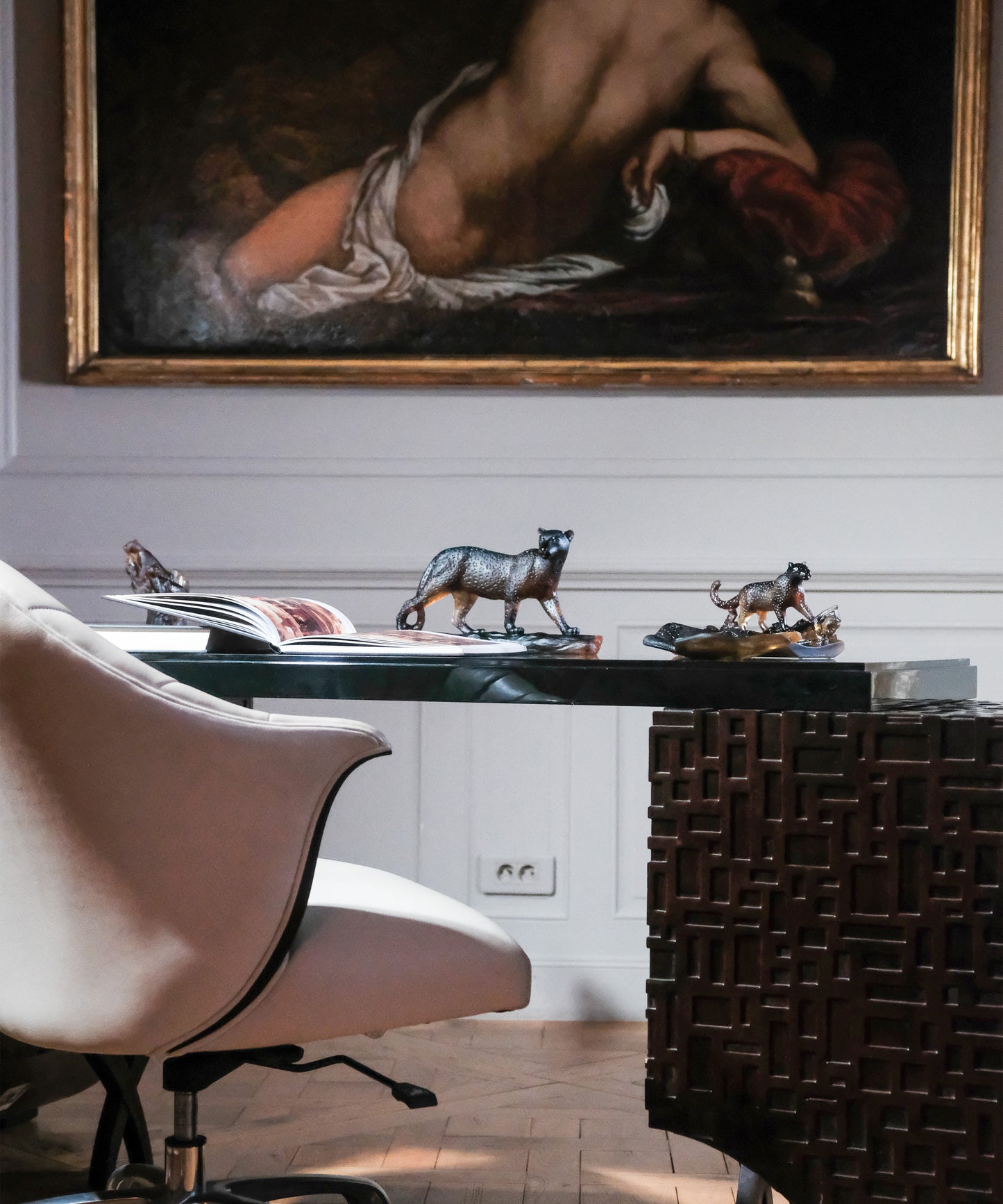 Léopard Pencil holder