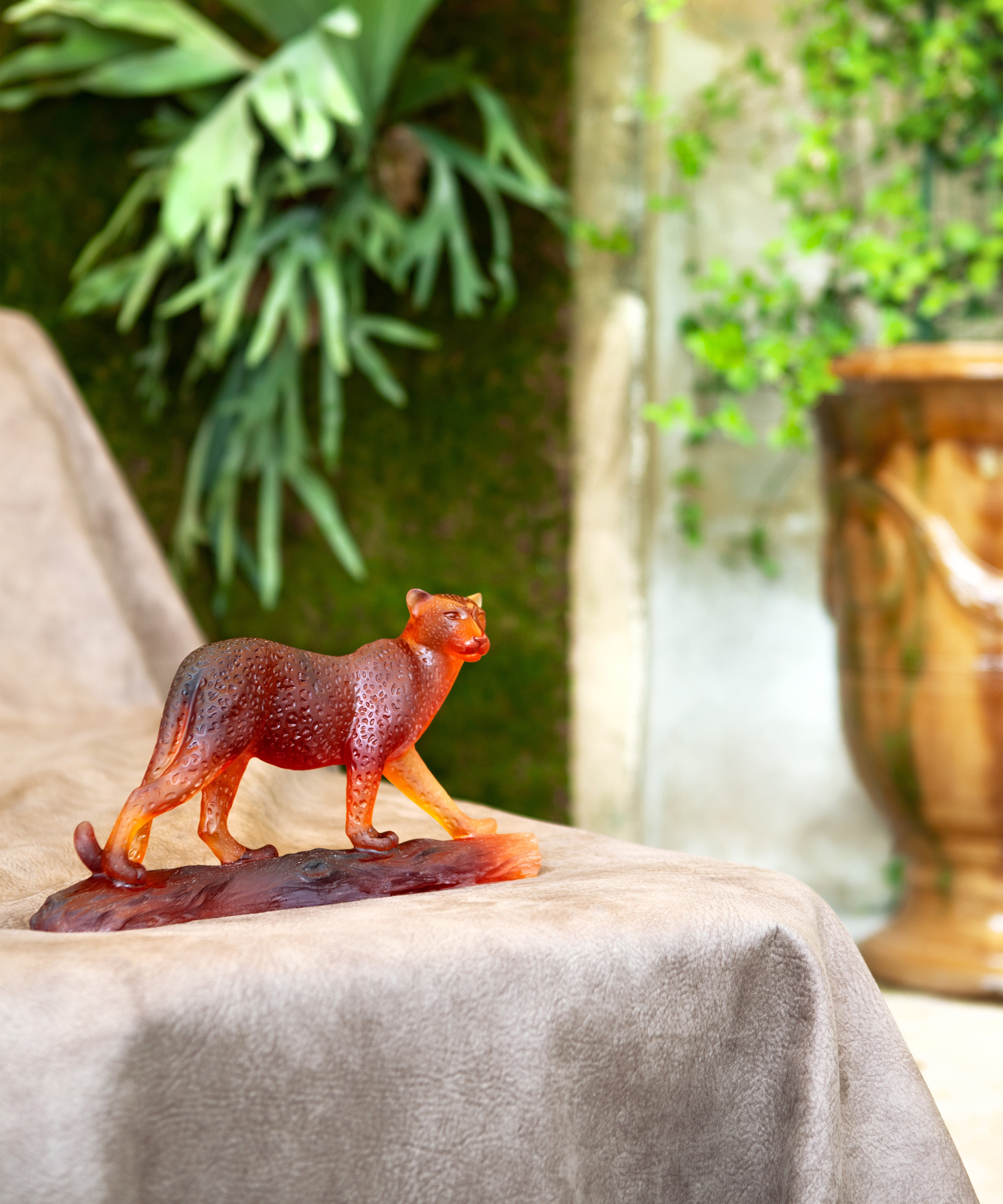 Léopard Tropical Sculpture léopard 500ex