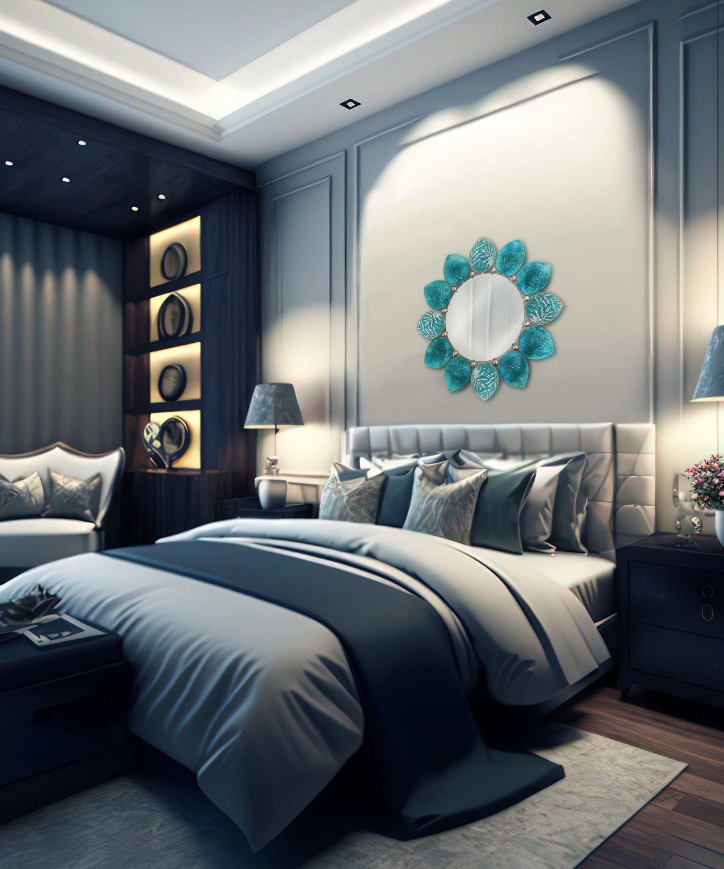 Mélodie Miroir Turquoise de Jacques Hurel 25ex