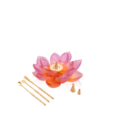 Jardin de Lotus Porte encens Ambre-rose