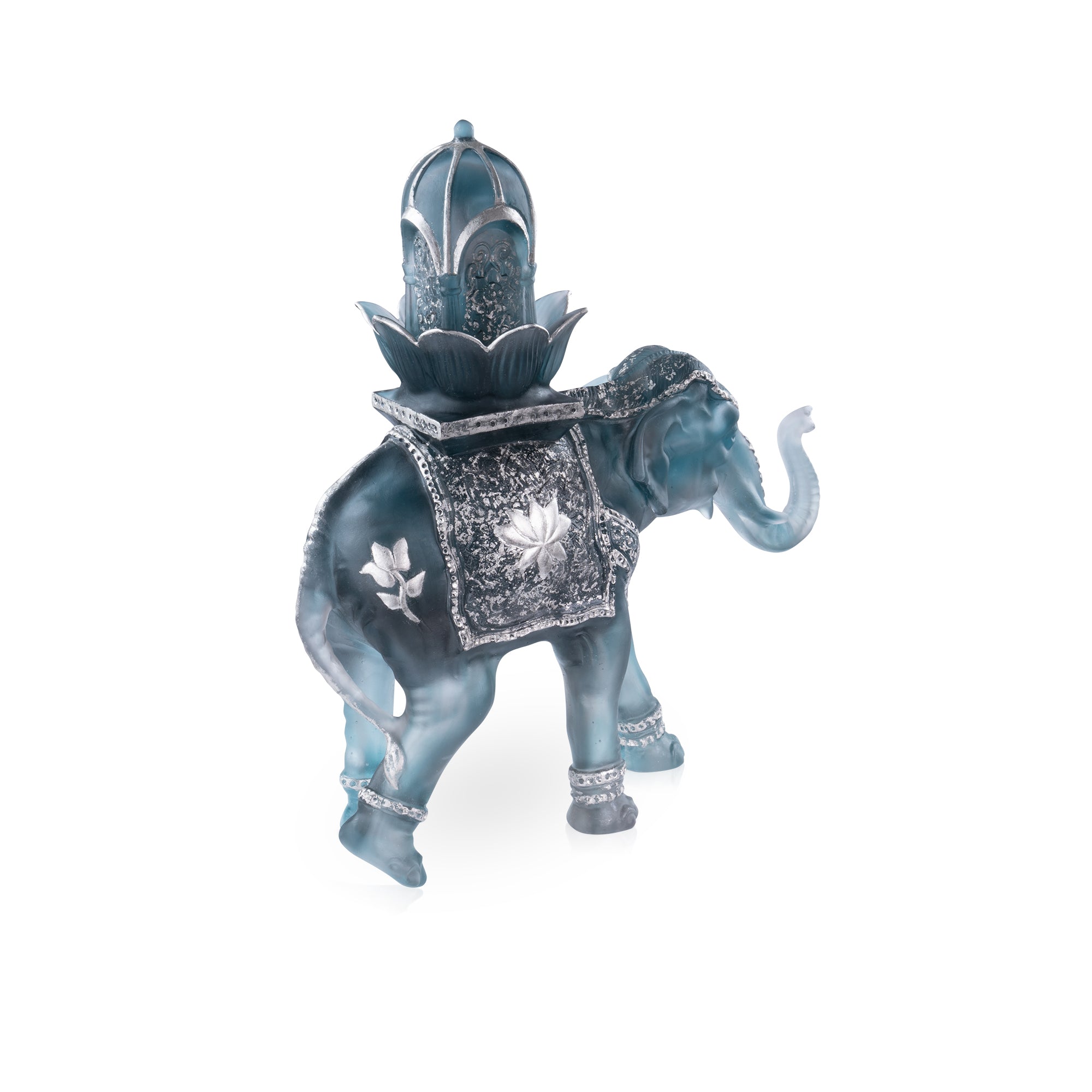 Arum Vase grand modèle Bleu nuit