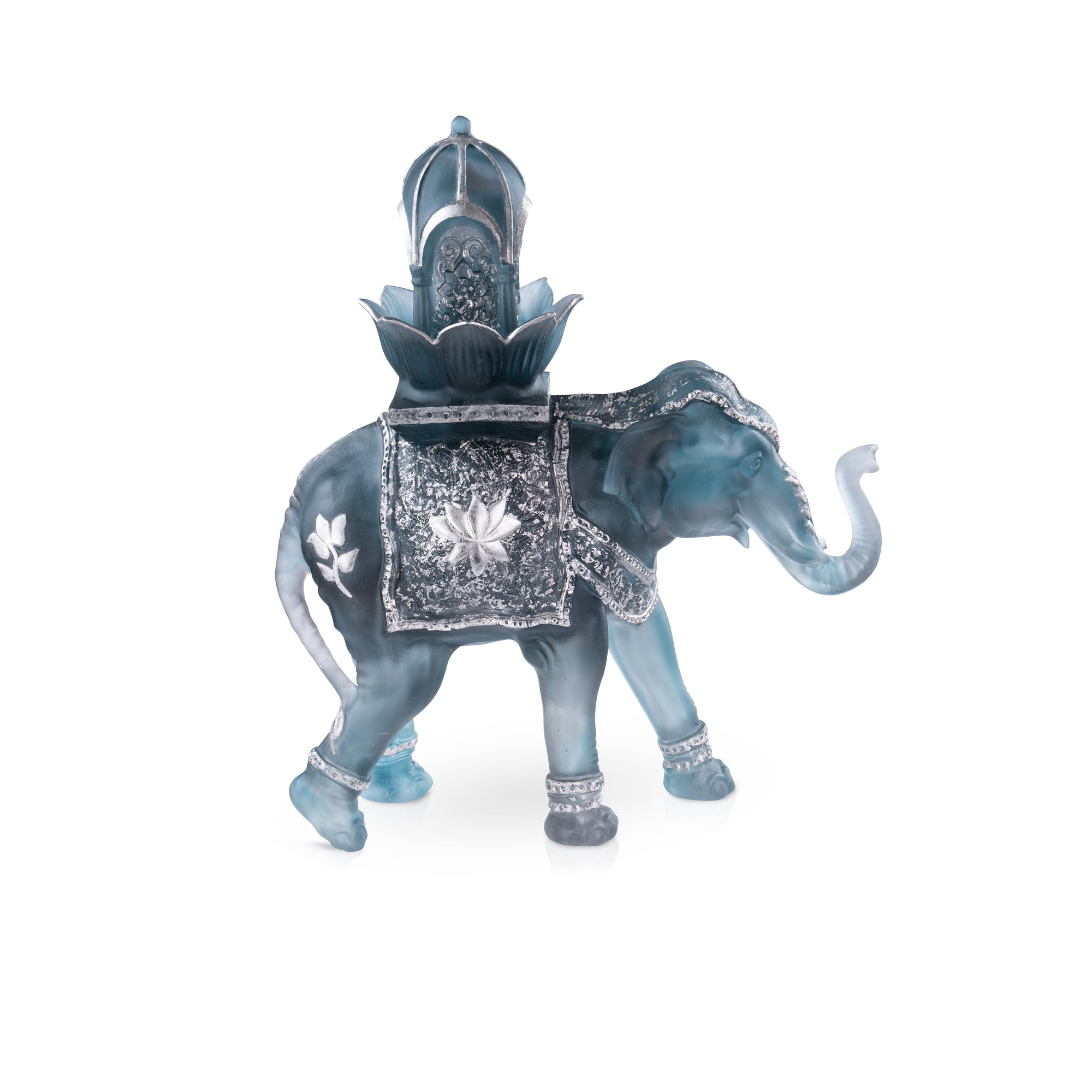 Arum Vase grand modèle Bleu nuit