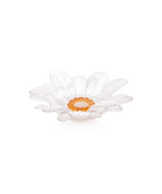 Or d'Abeille Fleur de présentation petit modèle blanche de Daum Intérieur, décoration élégante en forme de fleur en or.