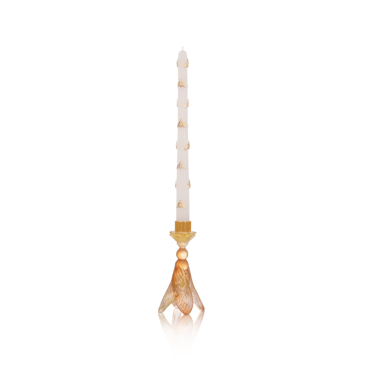 Or d'Abeille Candle holder and taper candle