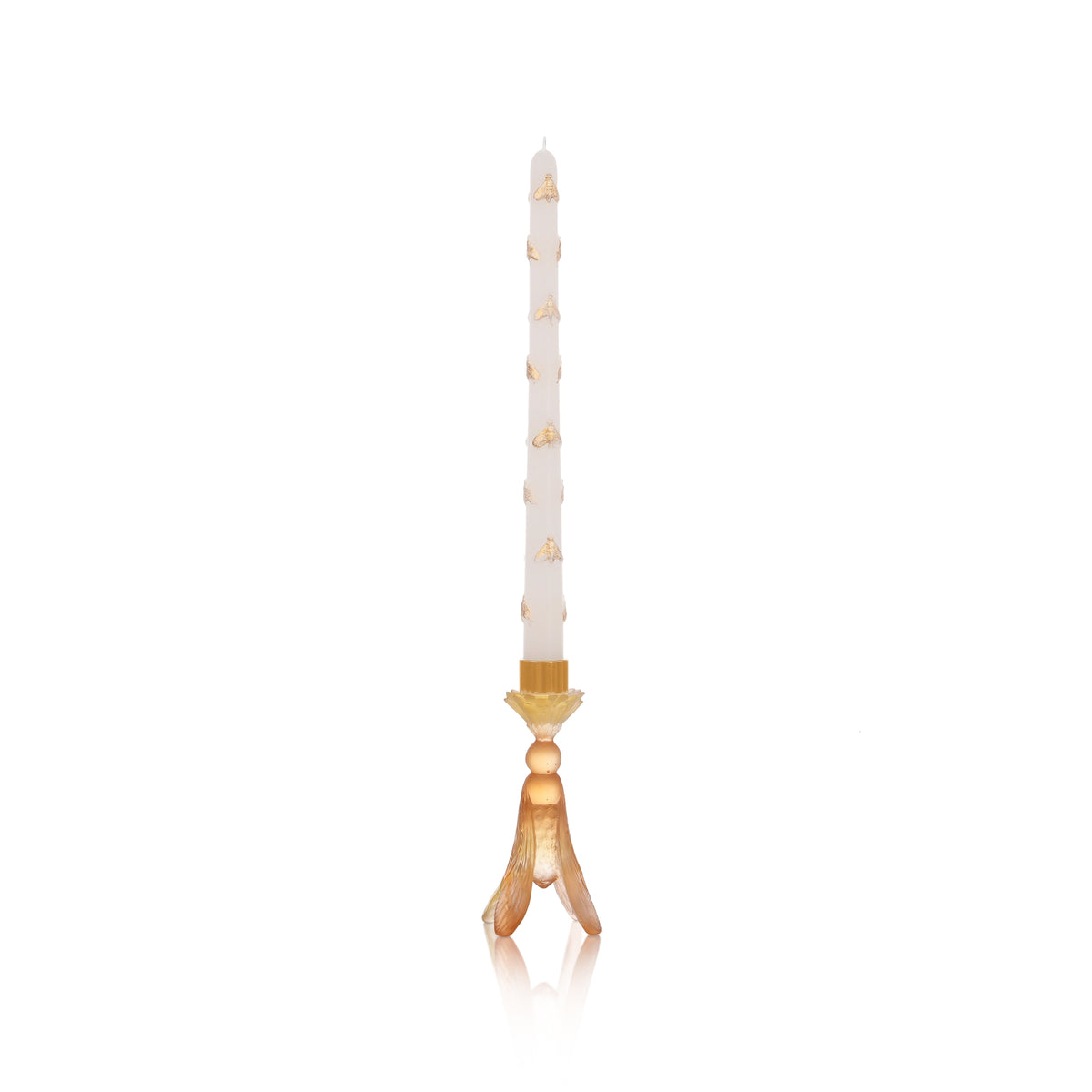 Or d'Abeille Candle holder and taper candle
