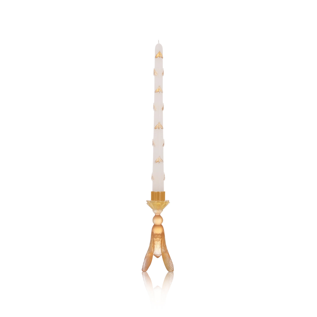 Or d'Abeille Candle holder and taper candle