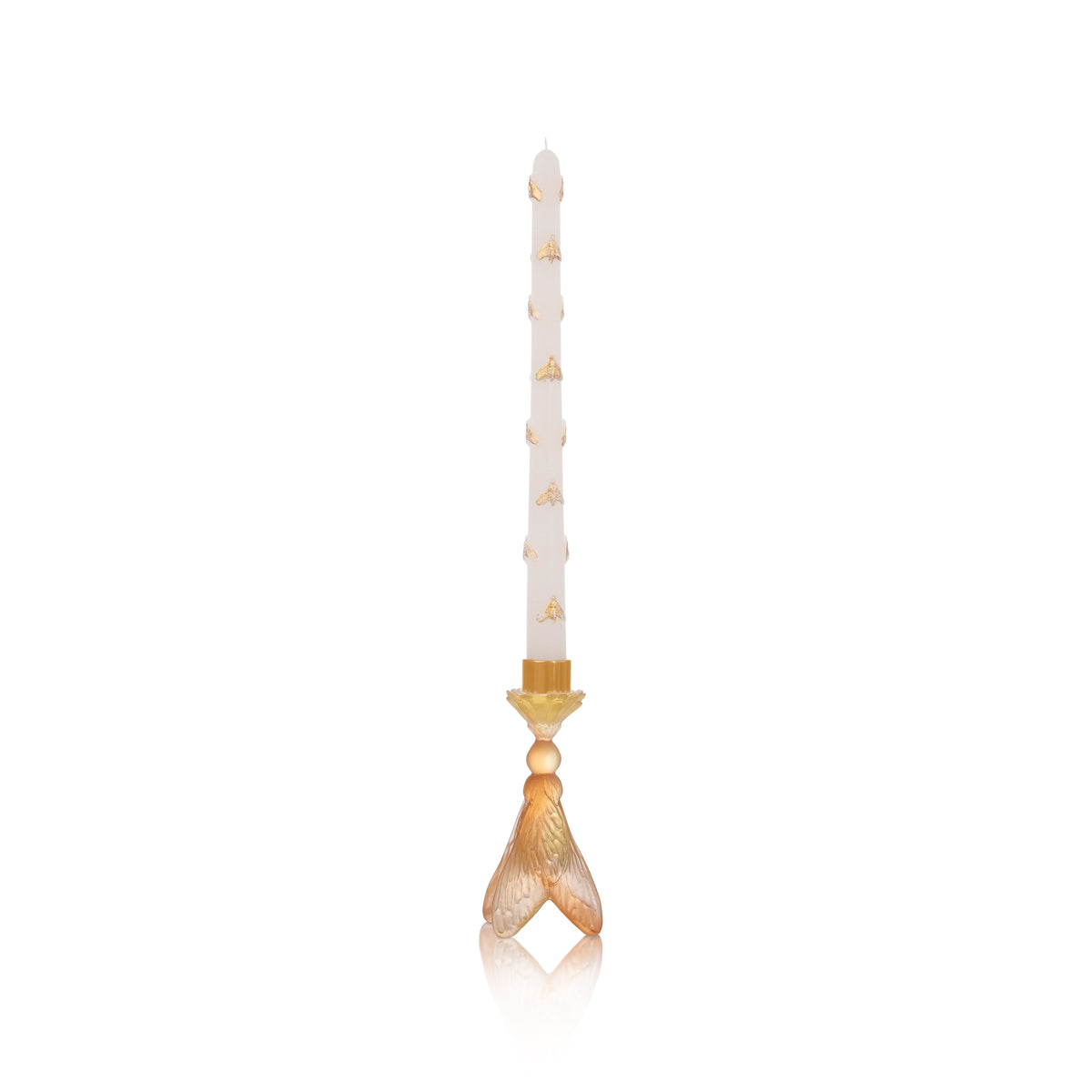 Or d'Abeille Candle holder and taper candle