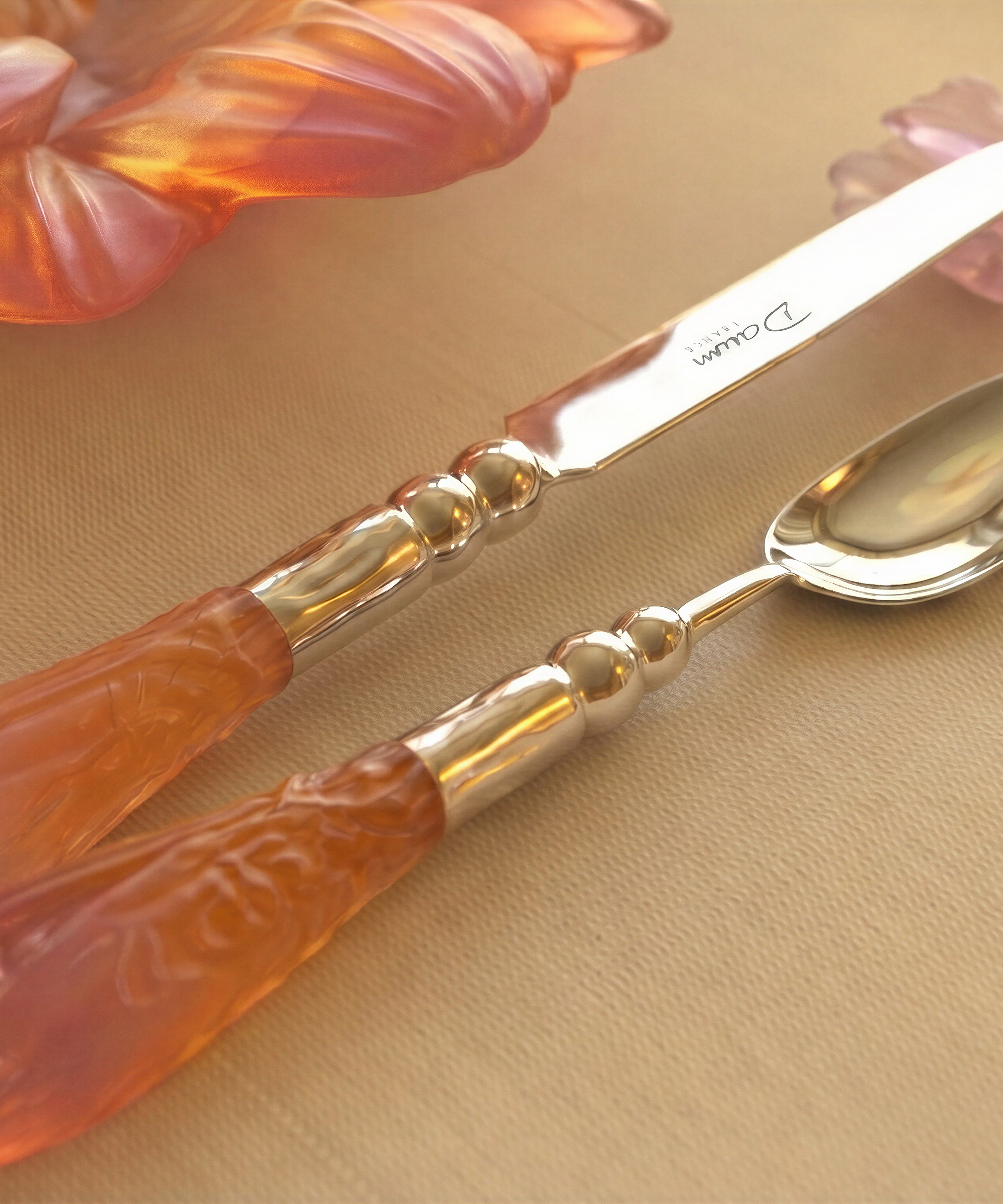 Or d'Abeille Coffret de 2 couteaux de table