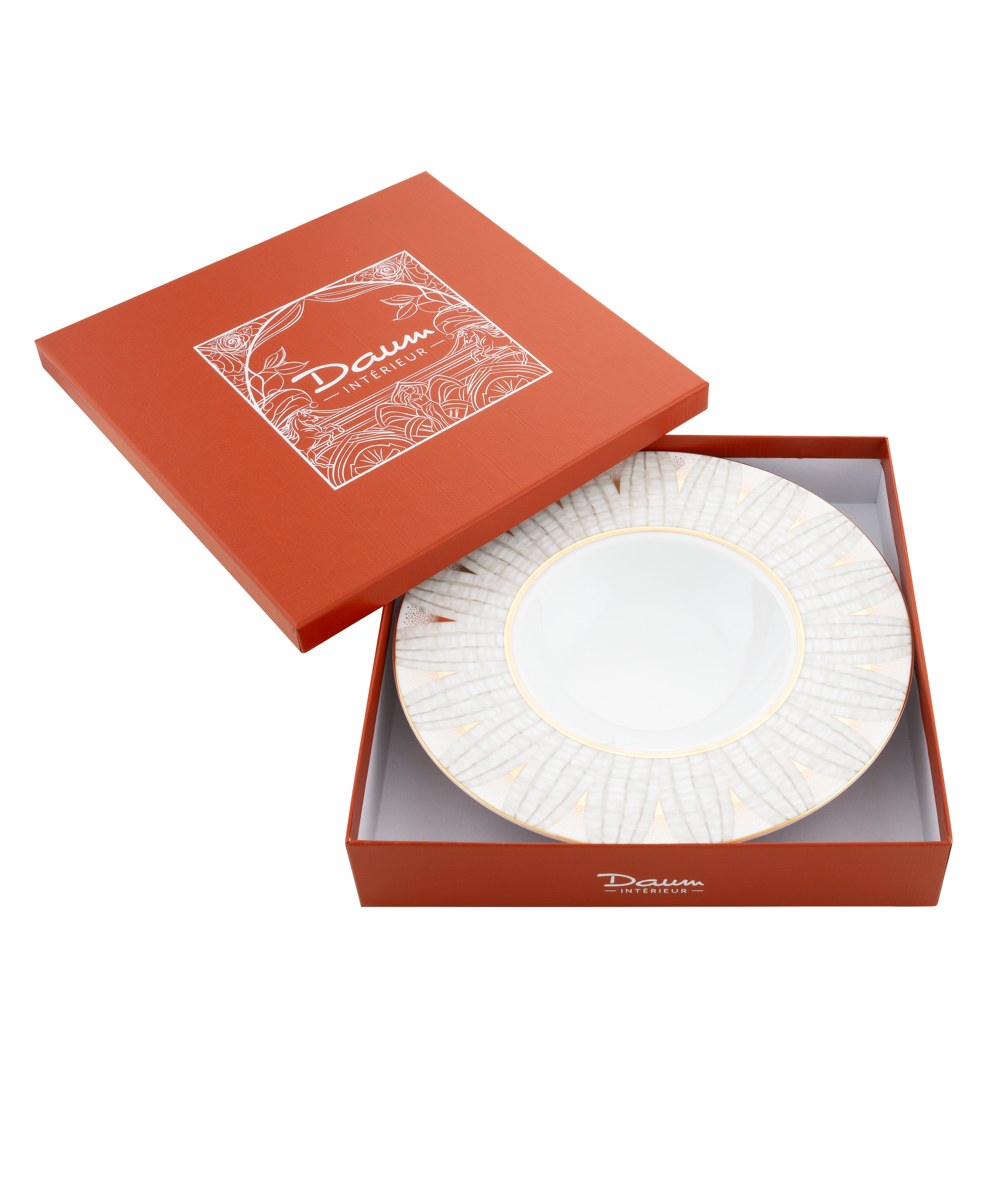 Or d'Abeille Coffret de 2 assiettes creuses à ailes