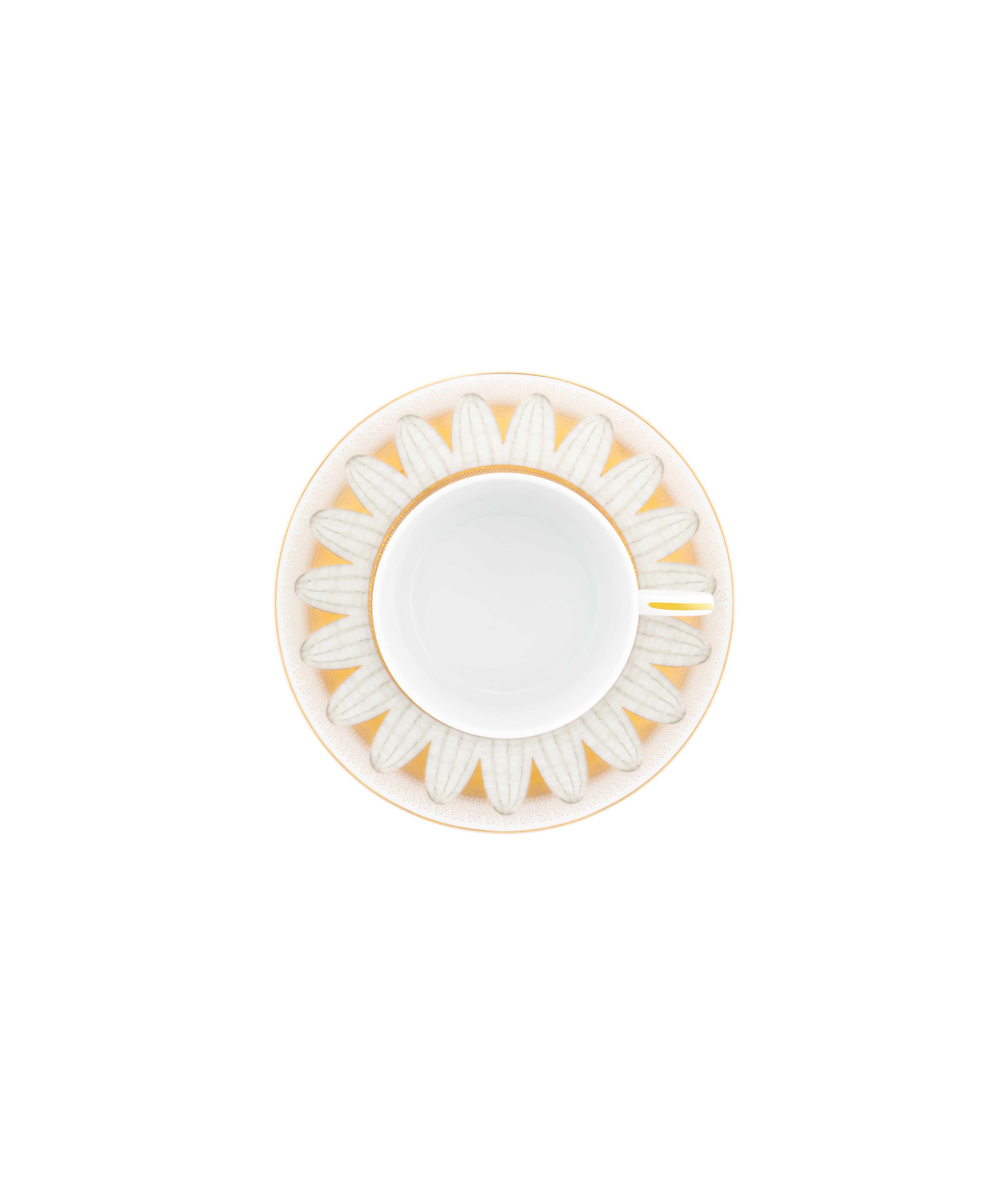 Or d'Abeille Coffret de 2 tasses à thé avec soucoupe porcelaine