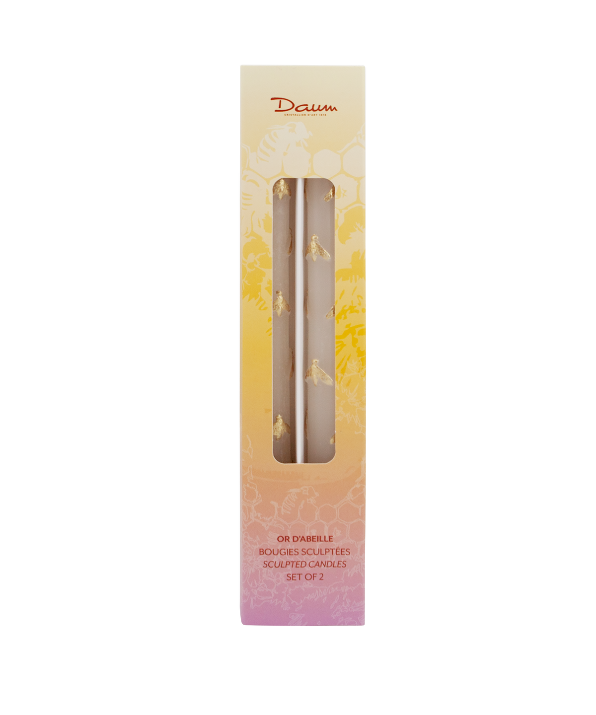 Or d'Abeille Coffret de 2 chandelles
