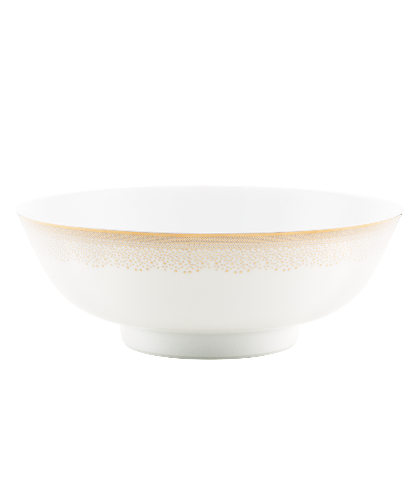 Saladier en or d'abeille de la marque Daum Intérieur, verre soufflé avec motif en relief, décor élégant pour salade ou fruits.