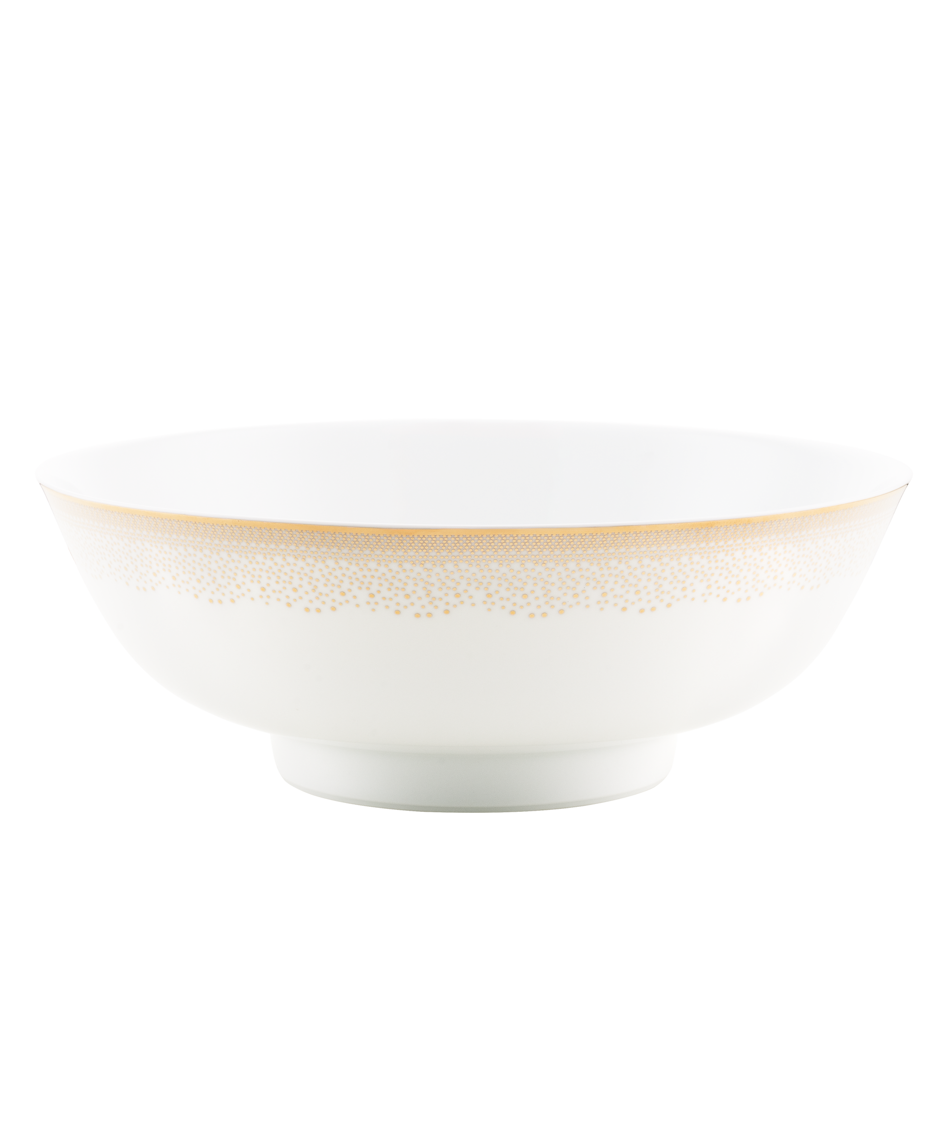 Saladier en or d'abeille de la marque Daum Intérieur, verre soufflé avec motif en relief, décor élégant pour salade ou fruits.