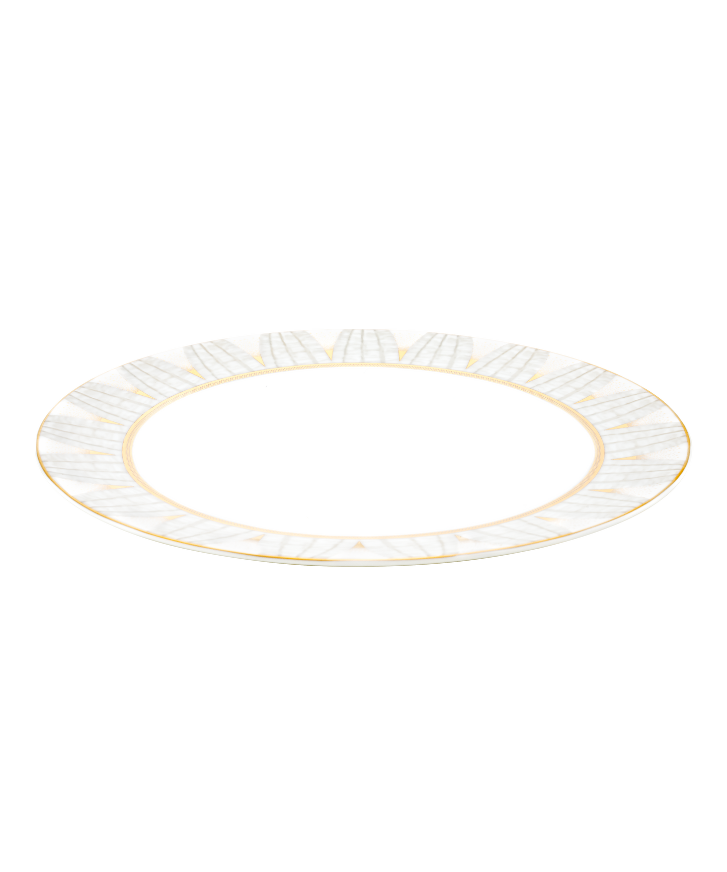 Assiette de gastronomie en or d'abeille de Daum Intérieur, coffret de 2 assiettes élégantes pour la présentation culinaire
