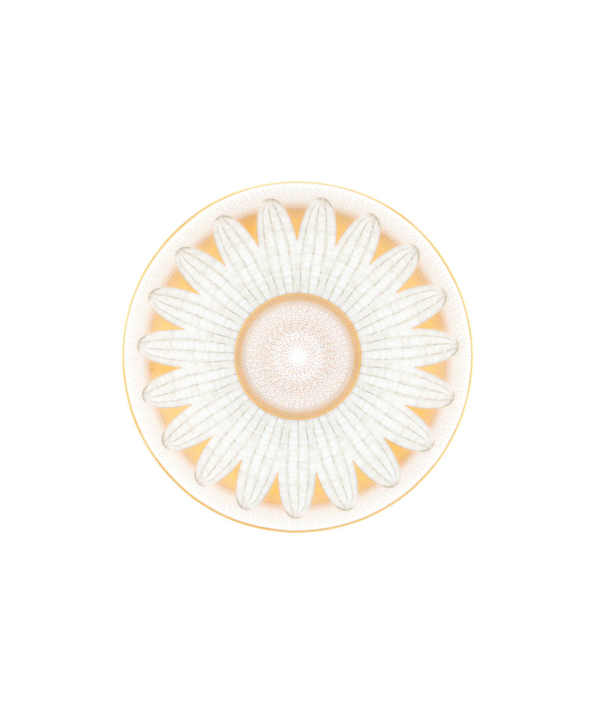 Assiettes à pain Daum Intérieur, coffret de 2, en céramique avec motif d'abeille, élégantes et décoratives.