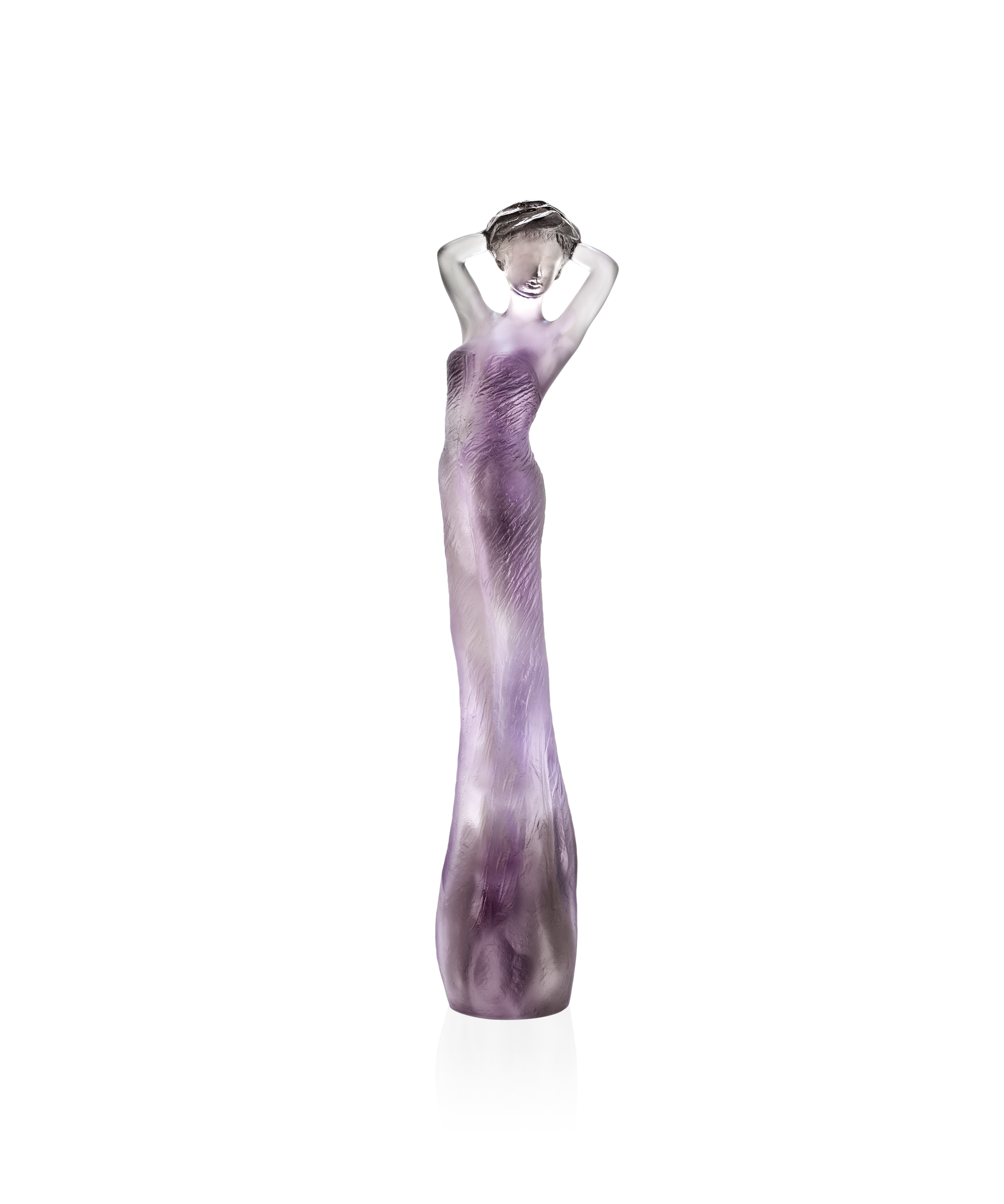 Adèle Grise et violette de Jean-Philippe Richard 375ex - Daum