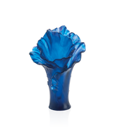 Arum Vase grand modèle Bleu nuit - Daum