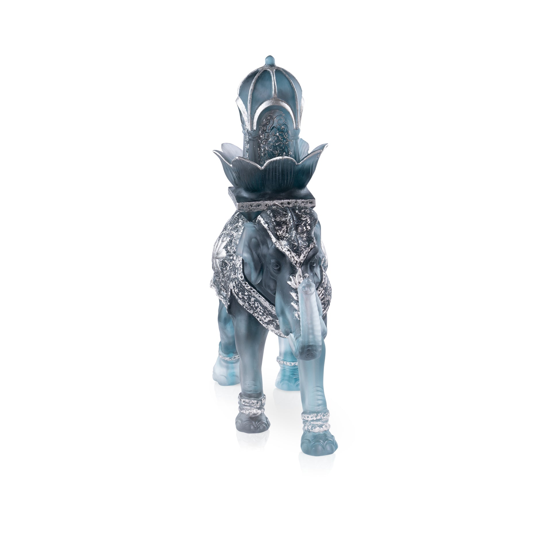 Arum Vase grand modèle Bleu nuit - Daum