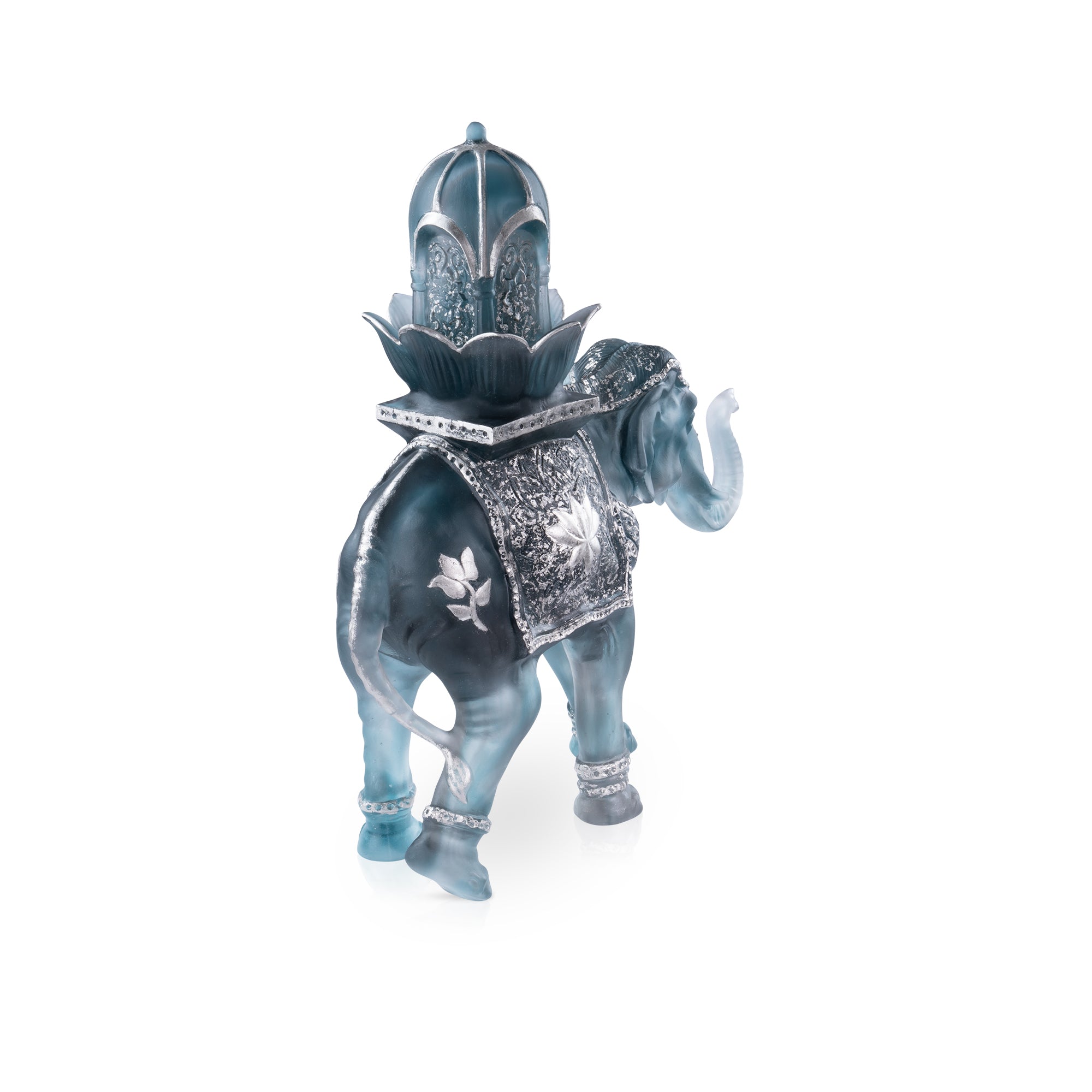 Arum Vase grand modèle Bleu nuit - Daum