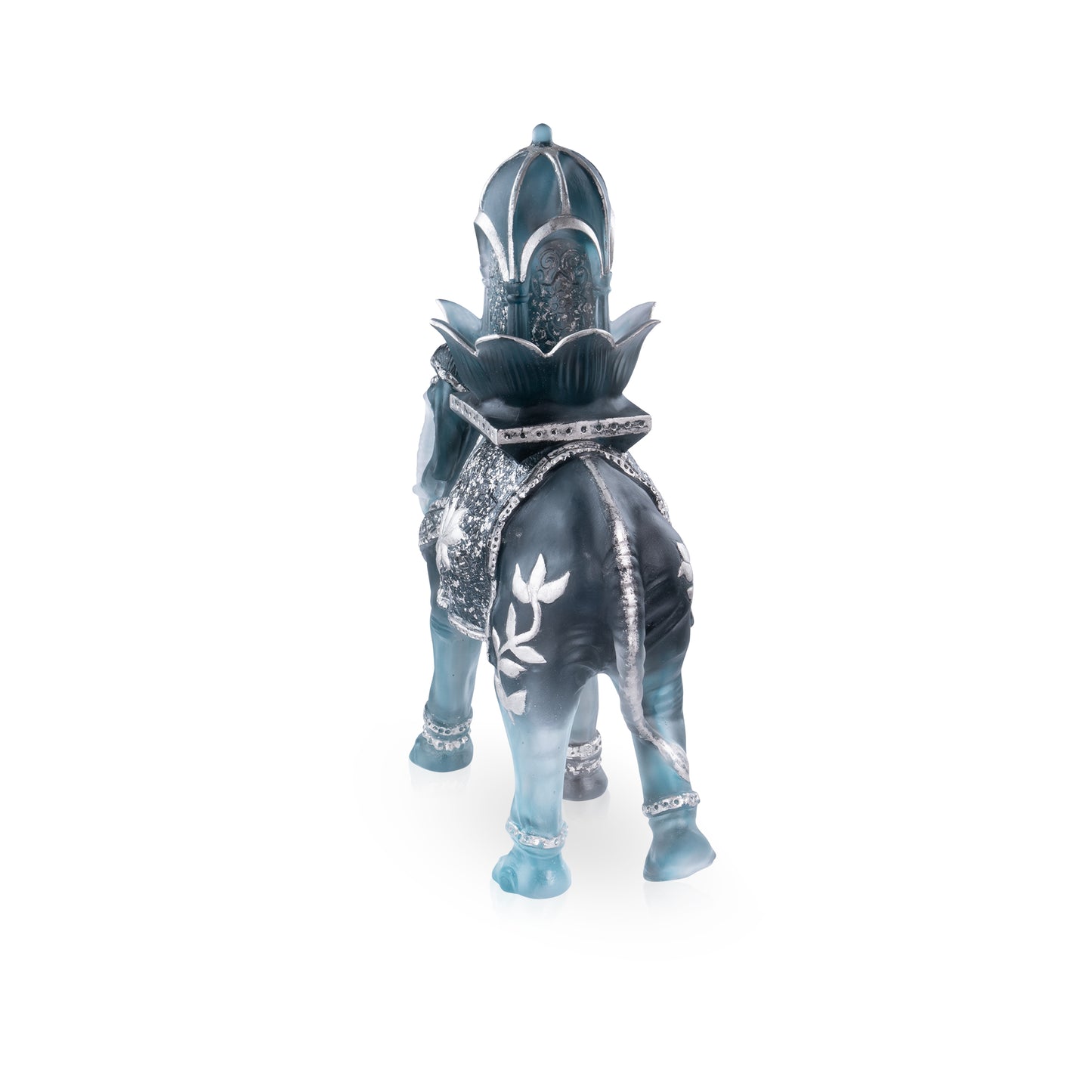 Arum Vase grand modèle Bleu nuit - Daum