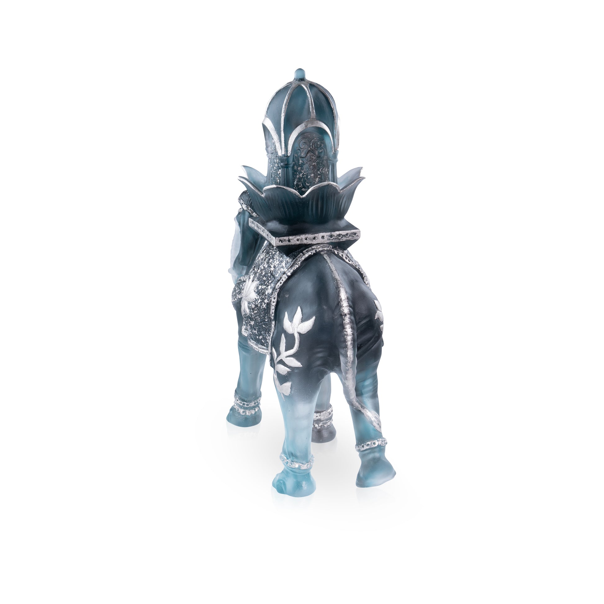 Arum Vase grand modèle Bleu nuit - Daum