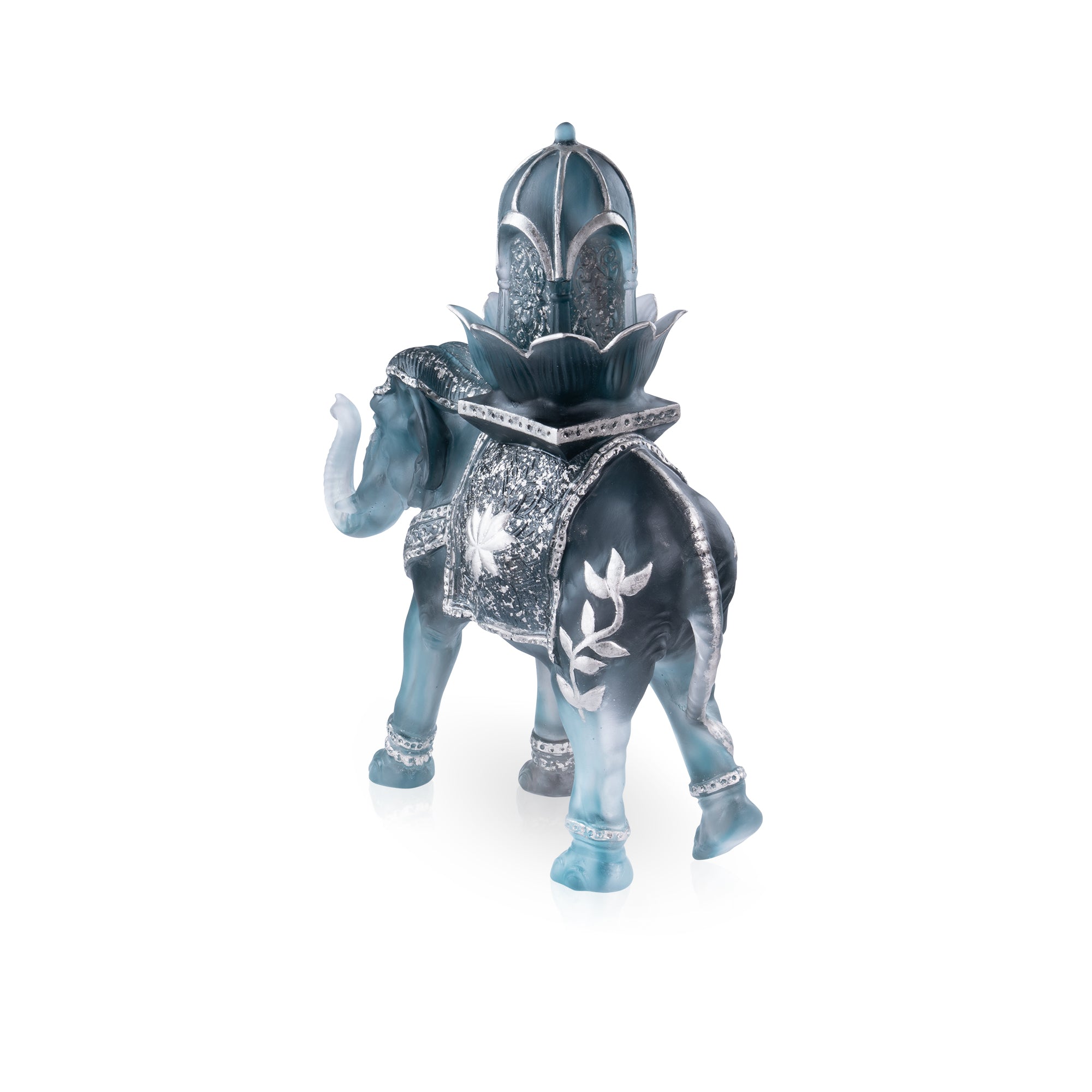 Arum Vase grand modèle Bleu nuit - Daum