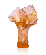 Arum Vase magnum Ambre-rose - Daum