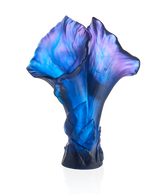 Arum Vase magnum Bleu nuit - Daum