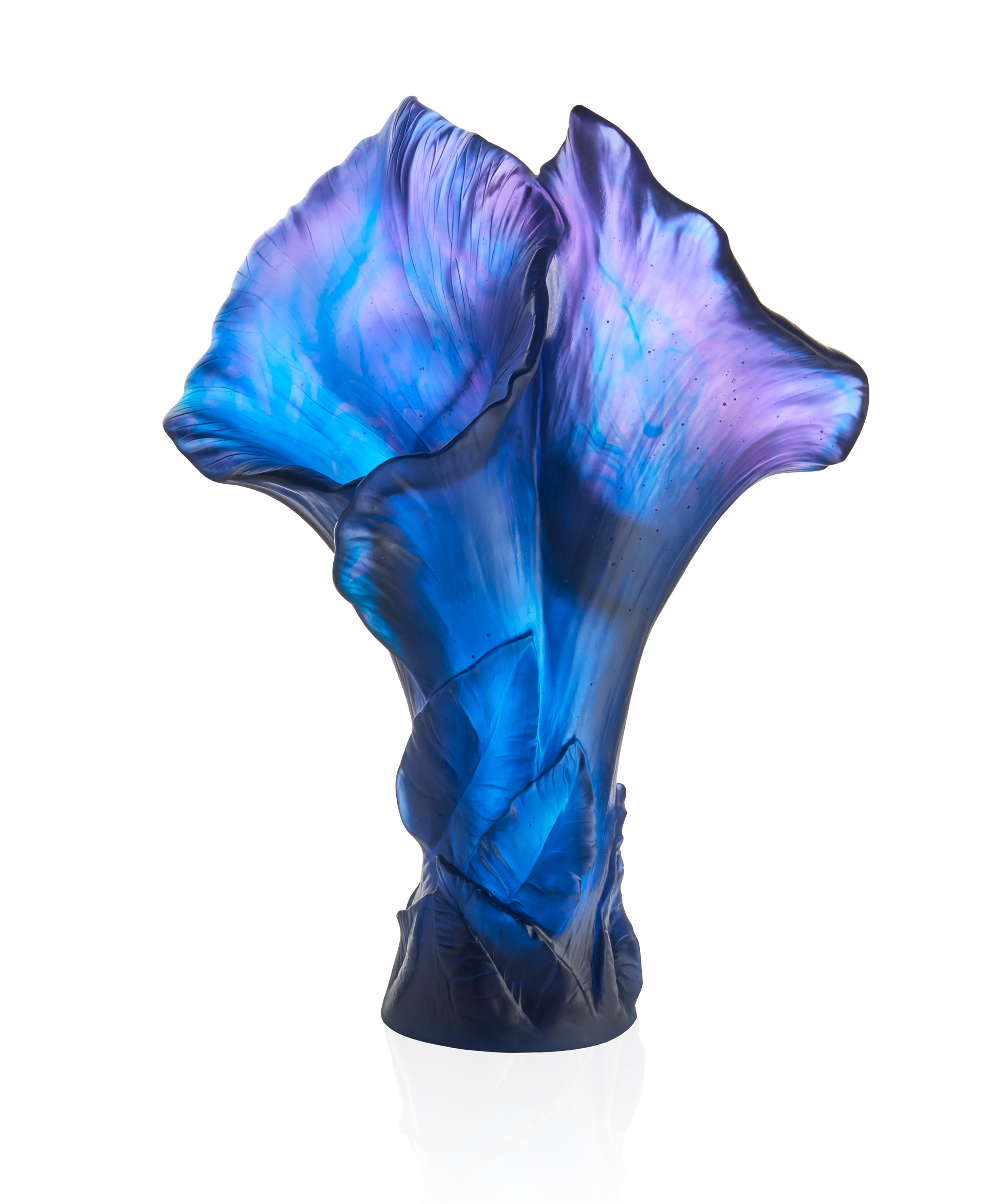 Arum Vase magnum Bleu nuit - Daum