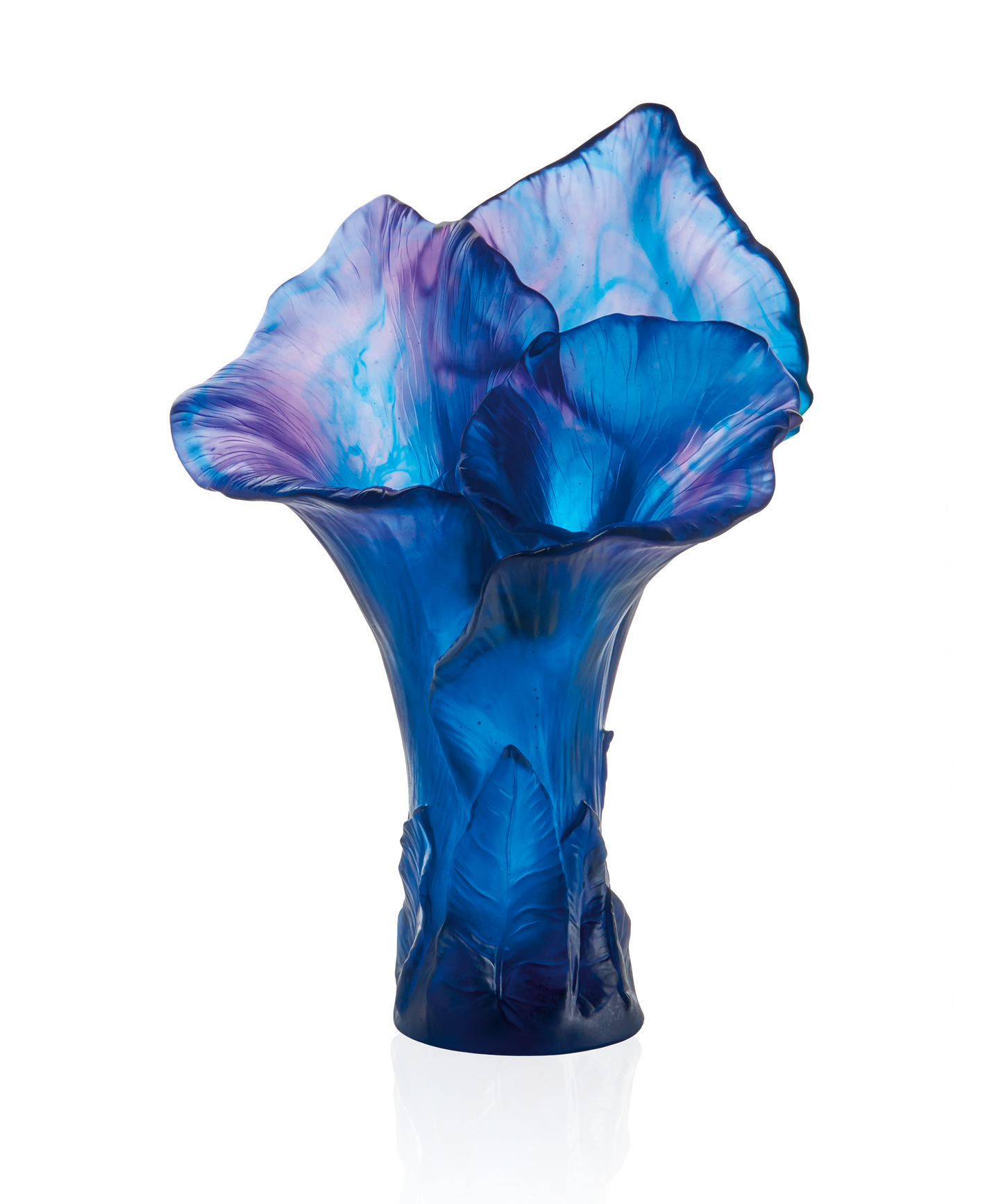 Arum Vase magnum Bleu nuit - Daum