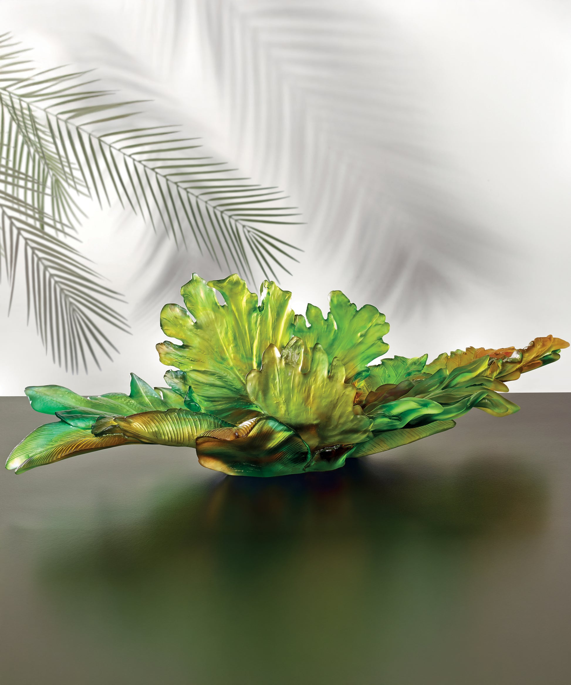 Bornéo Centre de table magnum de Emilio Robba 225ex - Daum