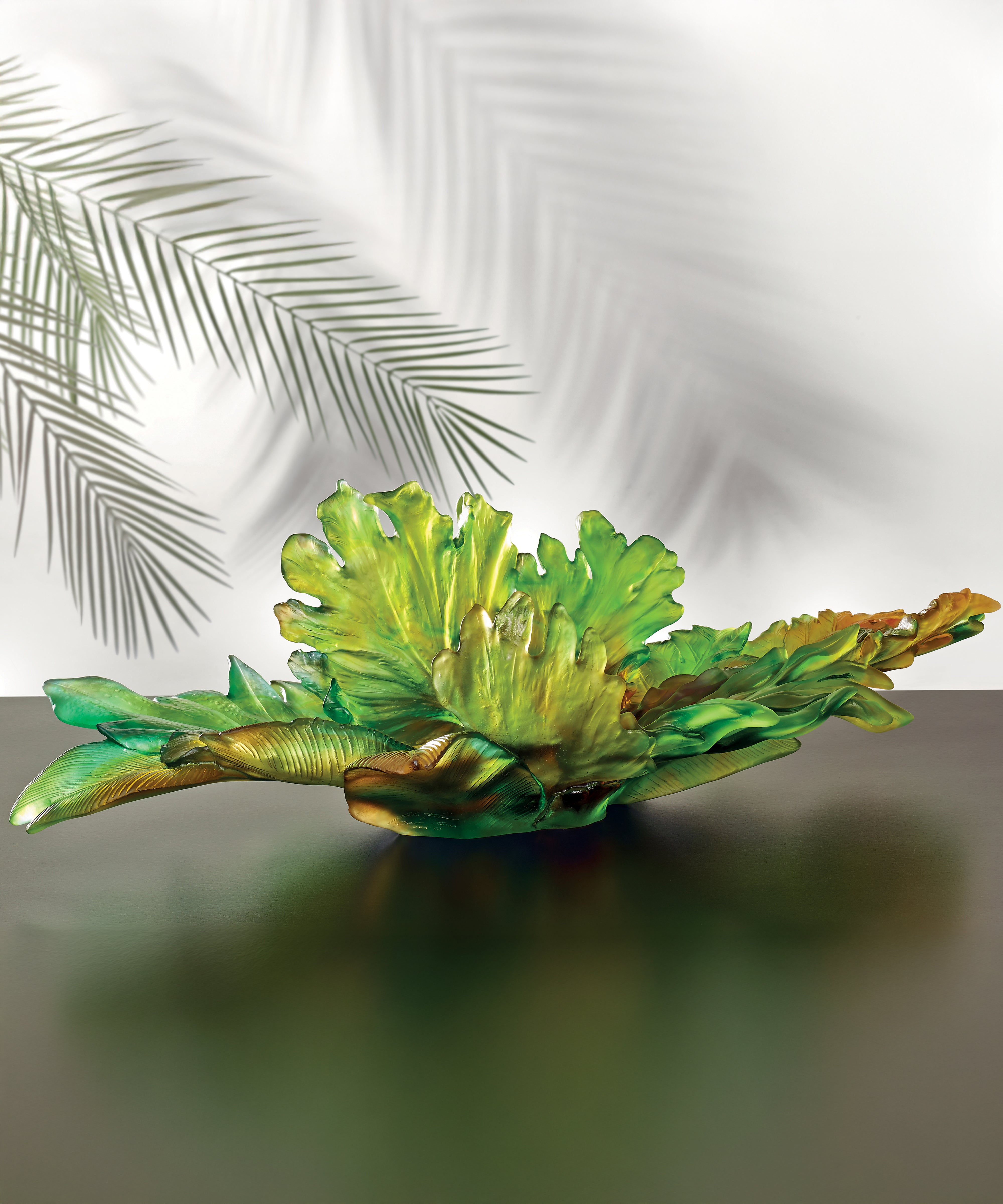 Bornéo Centre de table magnum de Emilio Robba 225ex - Daum