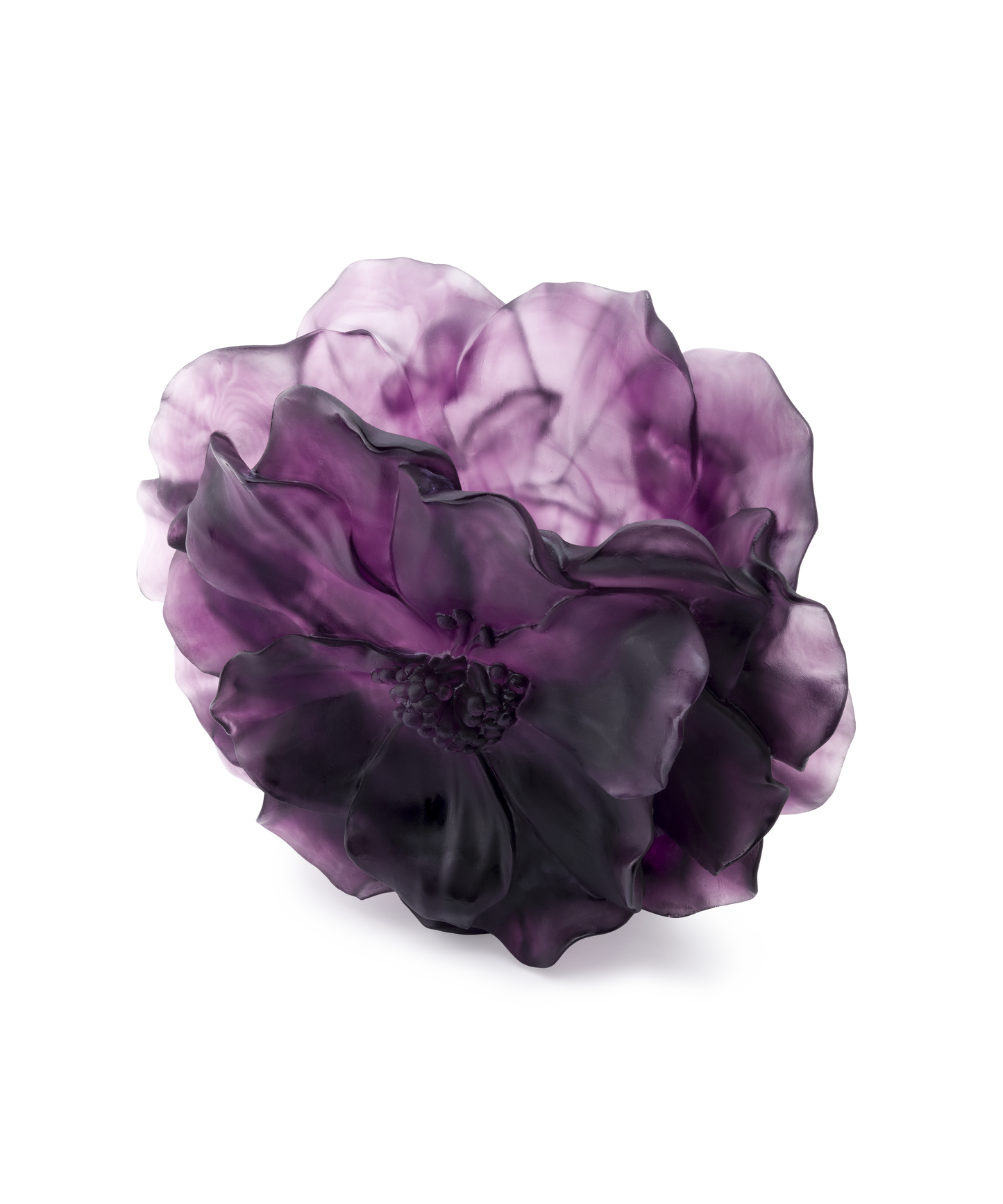 Camelia Vase grand modèle Violet - Daum