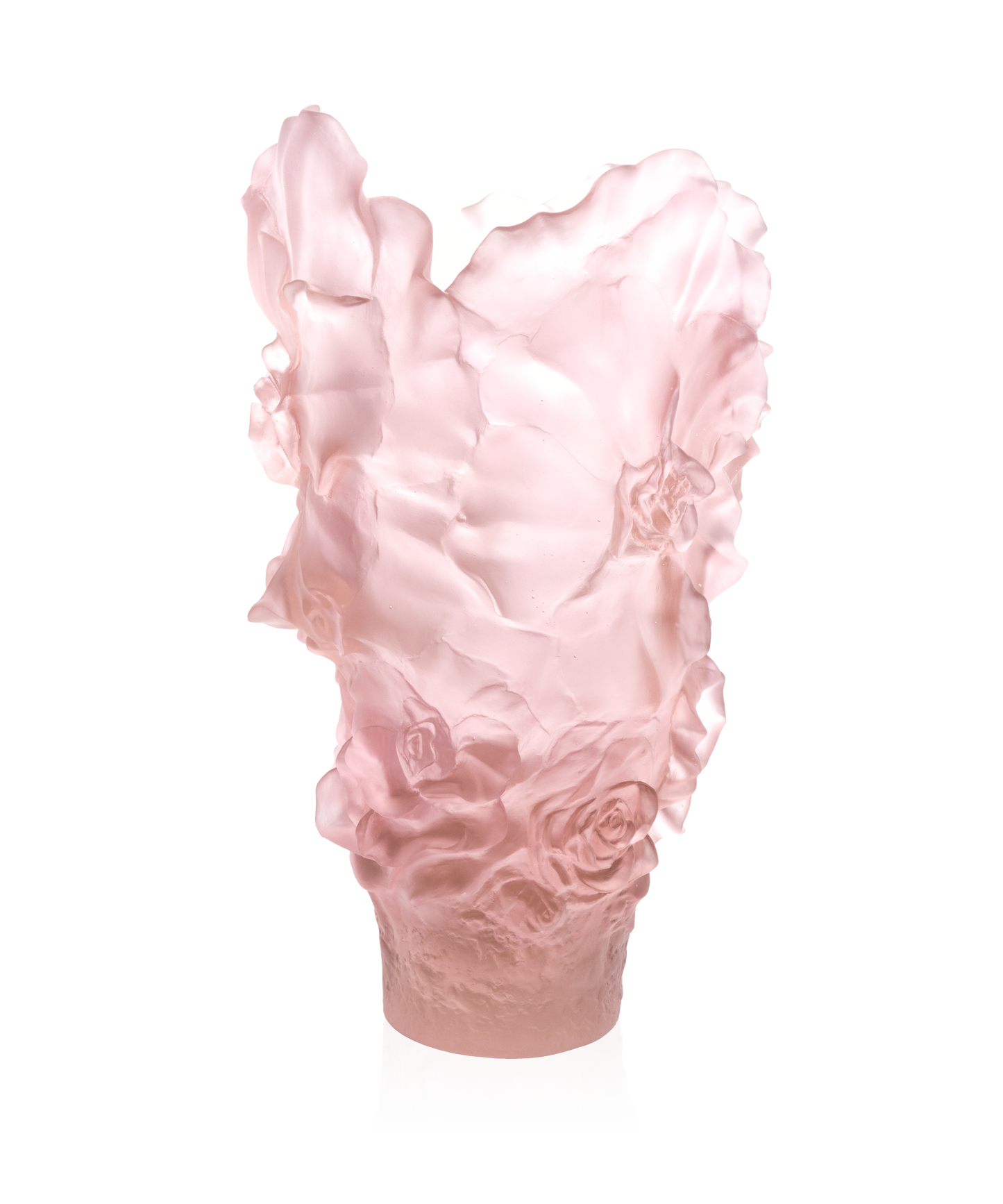 Camelia Vase magnum Rose 99ex - Daum