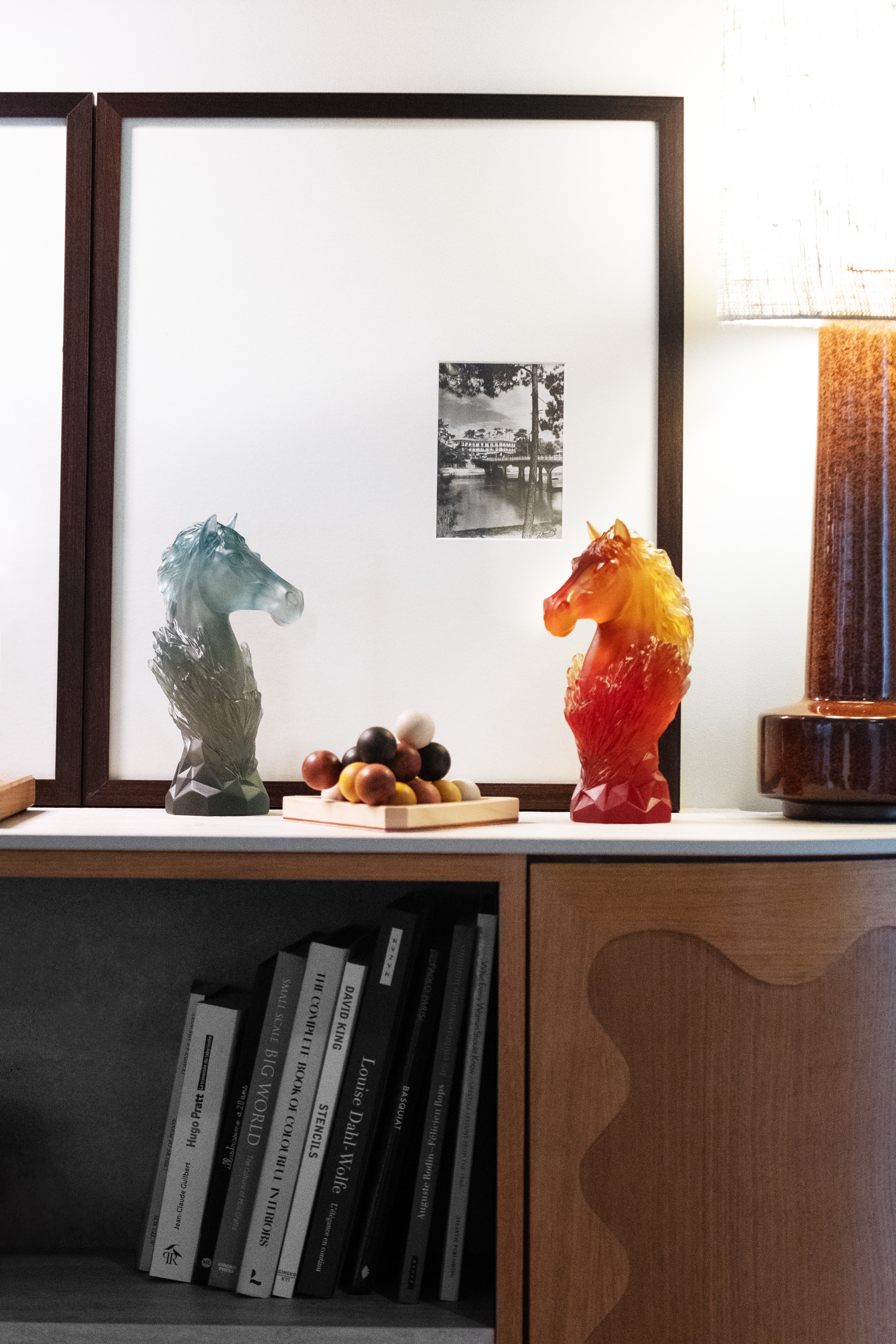 Sculpture tête de cheval 500ex en cristal élégante | Daum