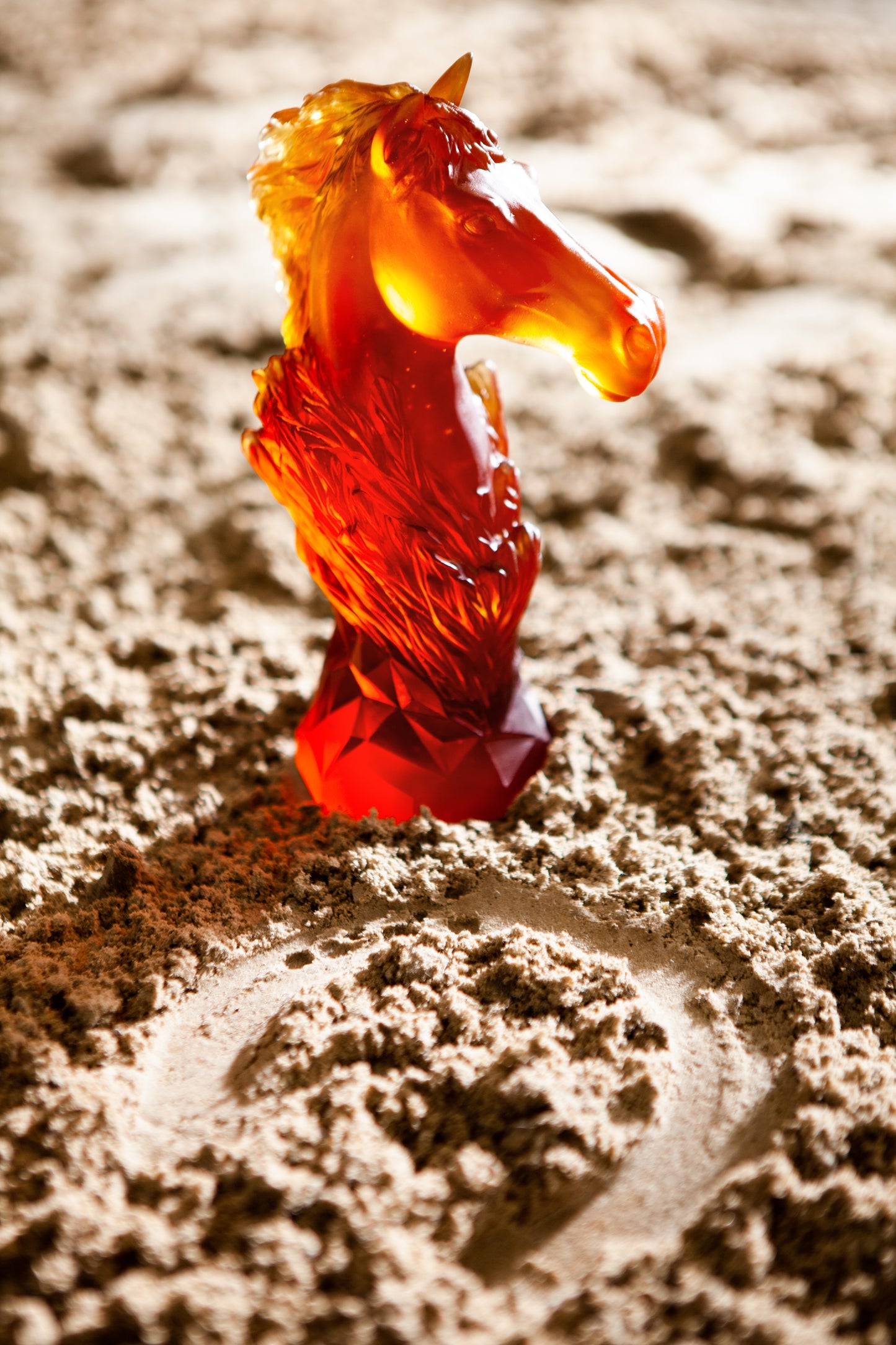 Cavalcade Cavalier d'échec Ambre 250ex - Daum