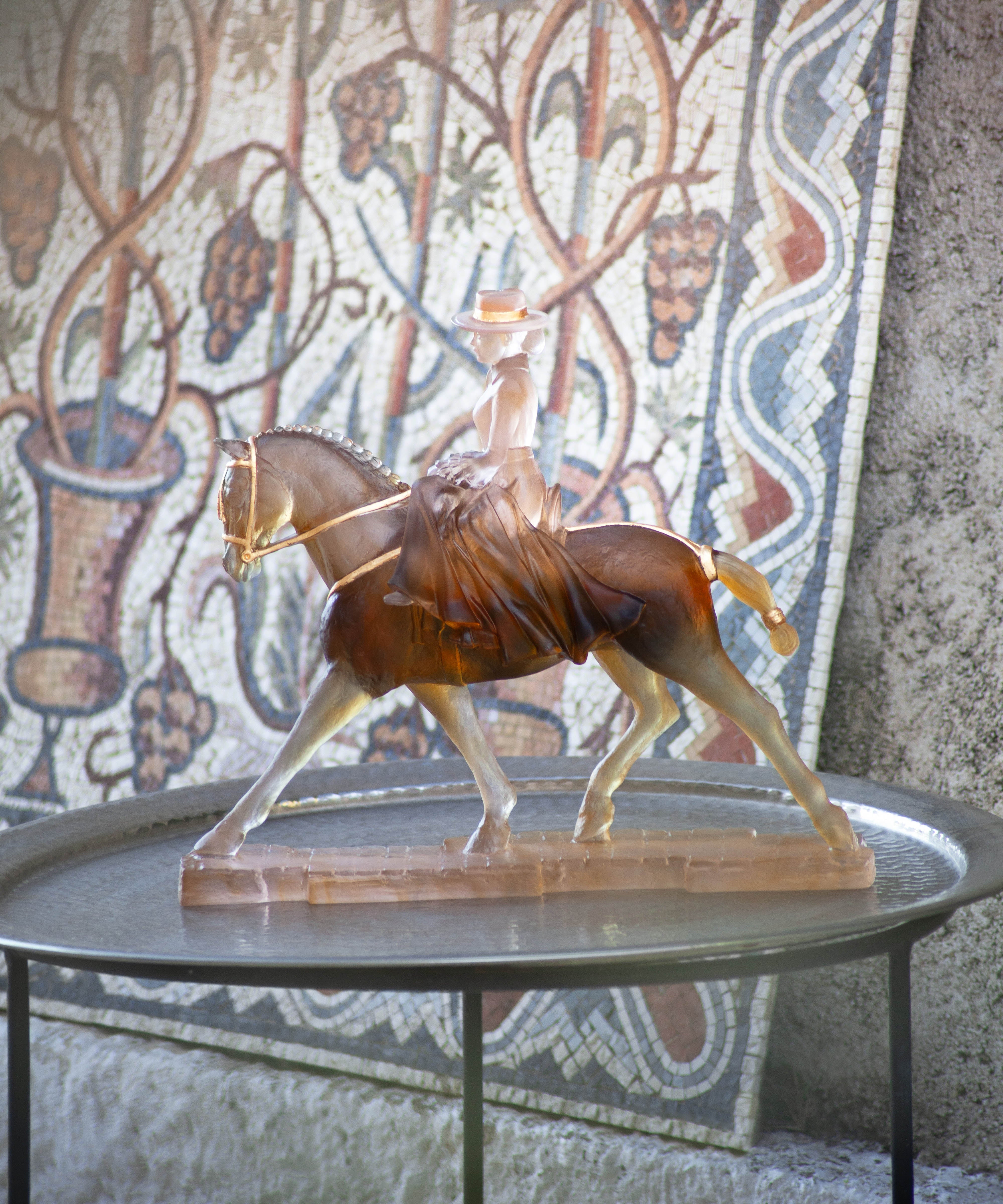 Cavalière andalouse 75ex - Élégance en cristal limitée | Daum