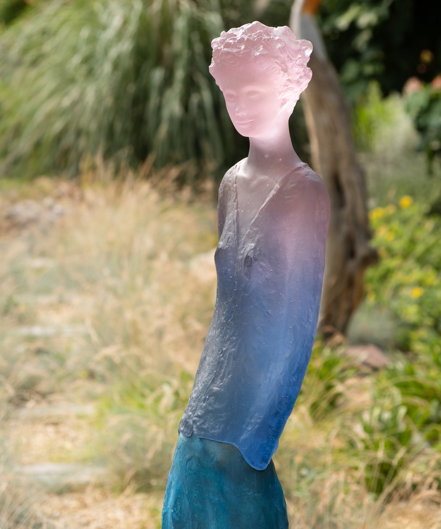 Charlotte Bleue et Rose de Jean-Philippe Richard 175ex - Daum