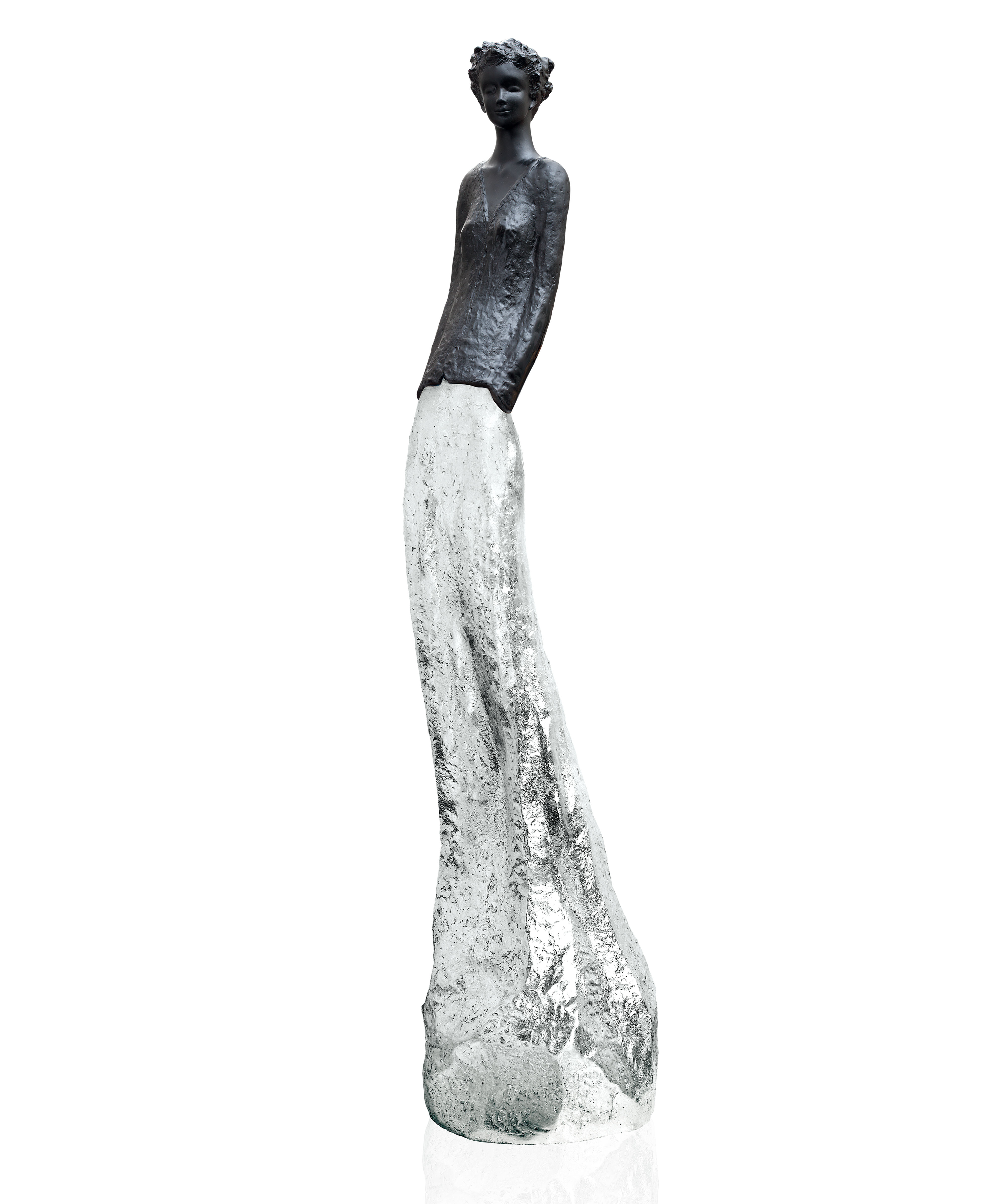 Charlotte Noire et argent de Jean-Philippe Richard 75ex - Daum