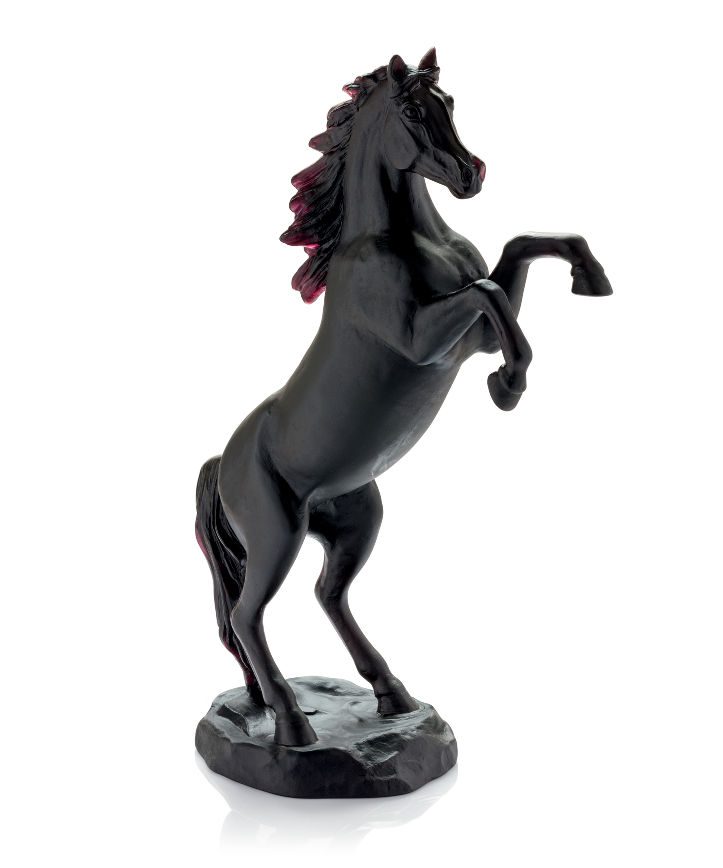 Cheval fougueux Noir 500ex - Daum