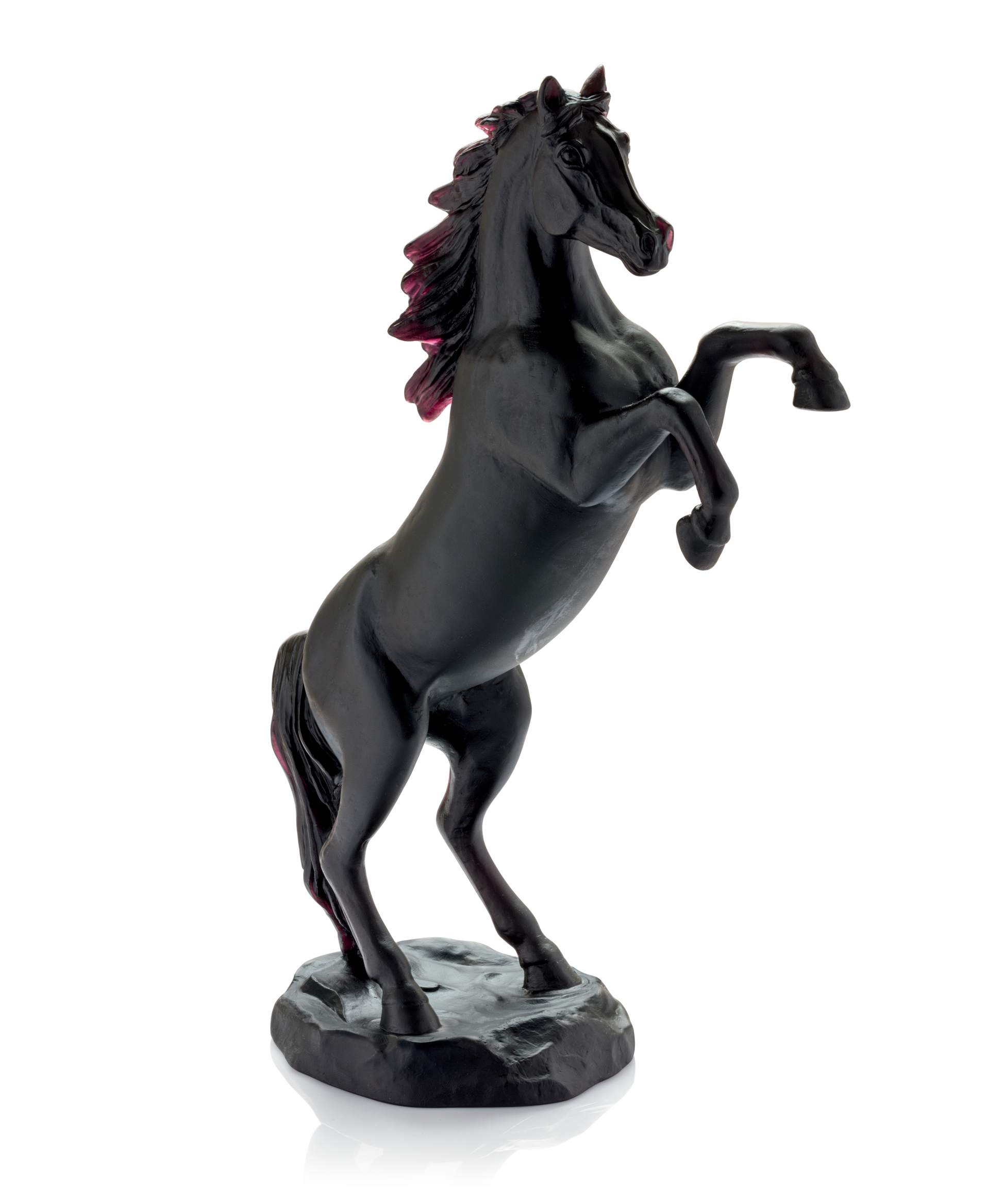 Cheval fougueux Noir 500ex - Daum