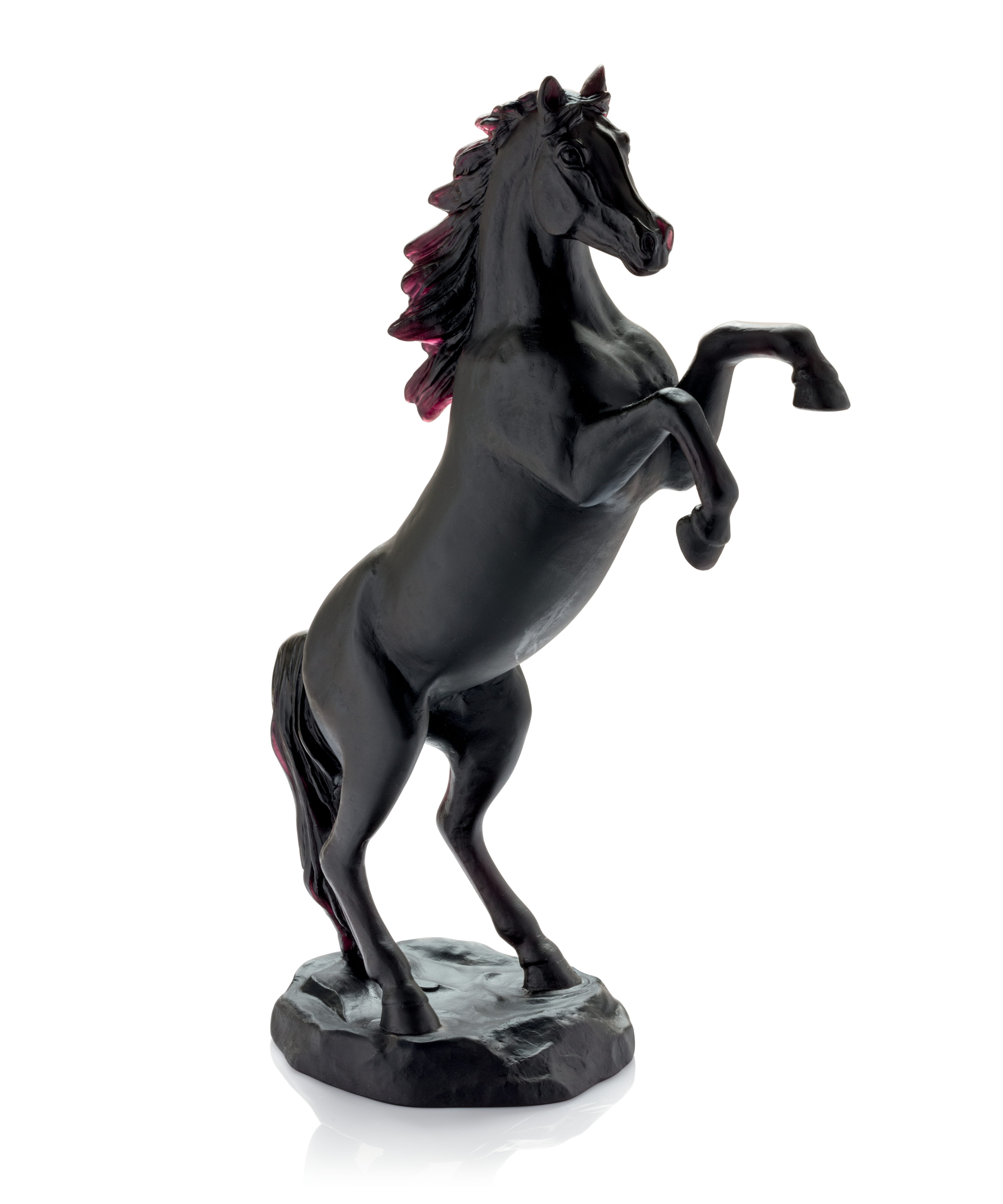 Cheval fougueux Noir 500ex - Daum