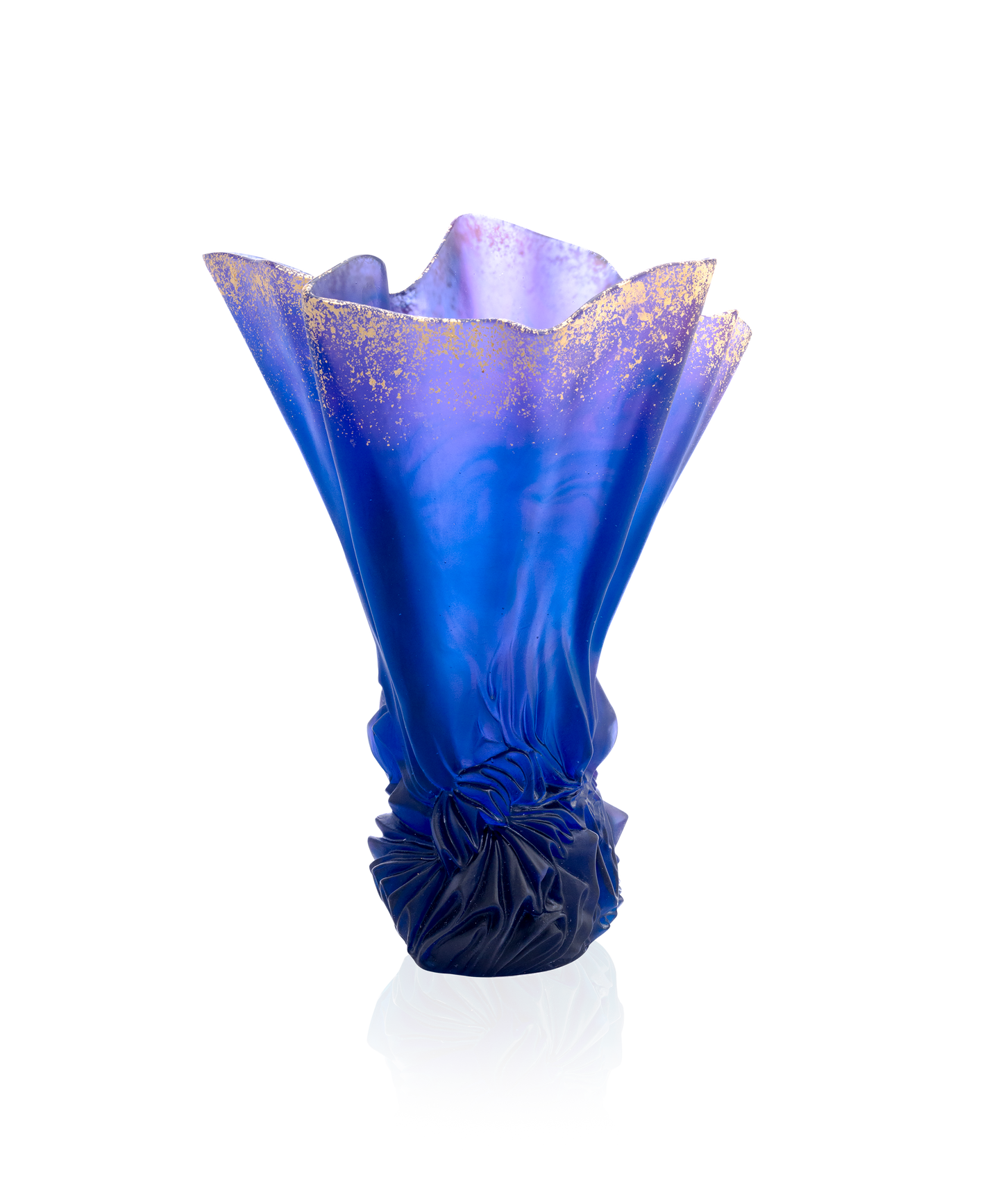 Collection Croisière Vase grand modèle Bleu nuit 99ex - Daum