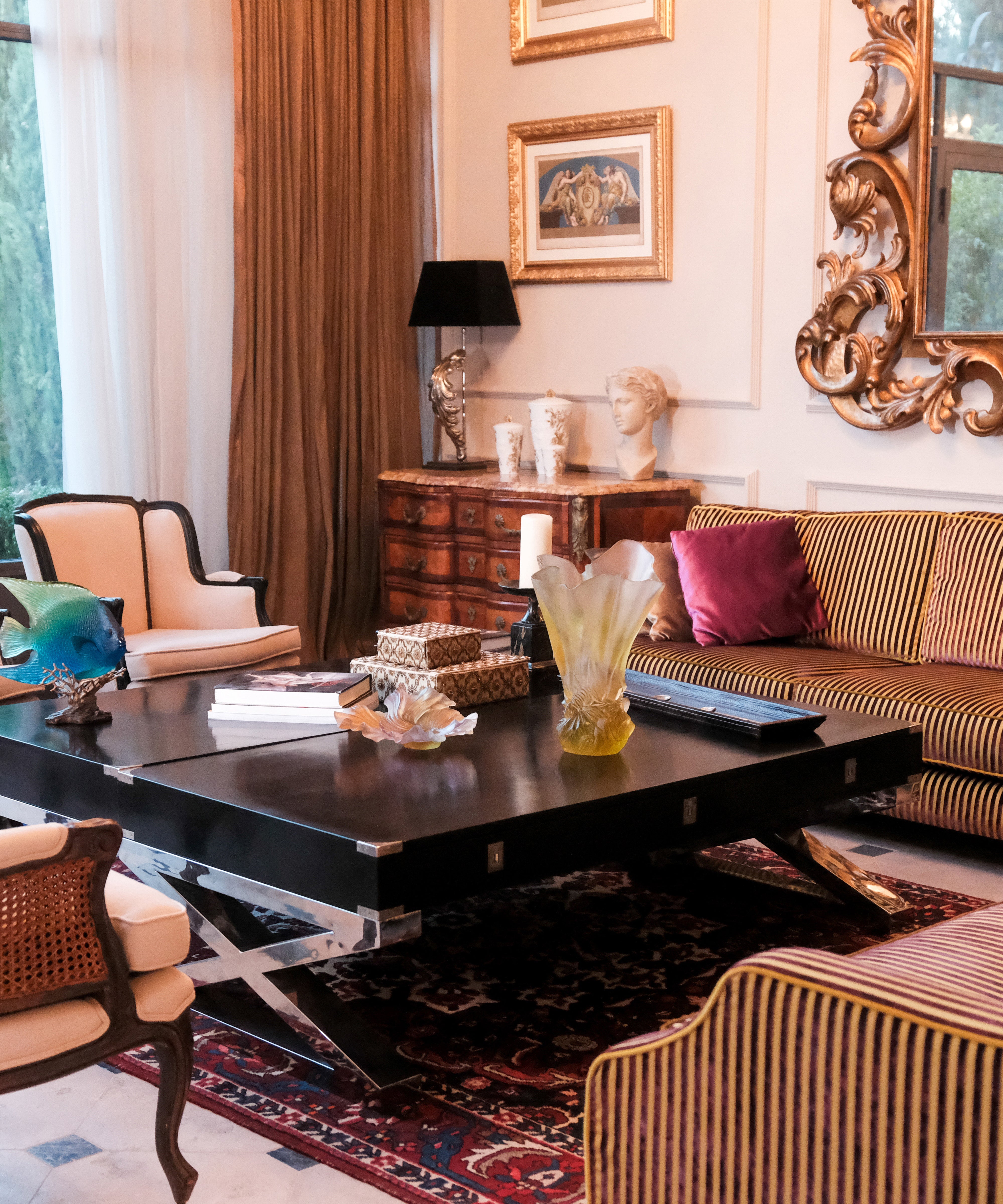 Collection Croisière Vase grand modèle Rose et vert - Daum