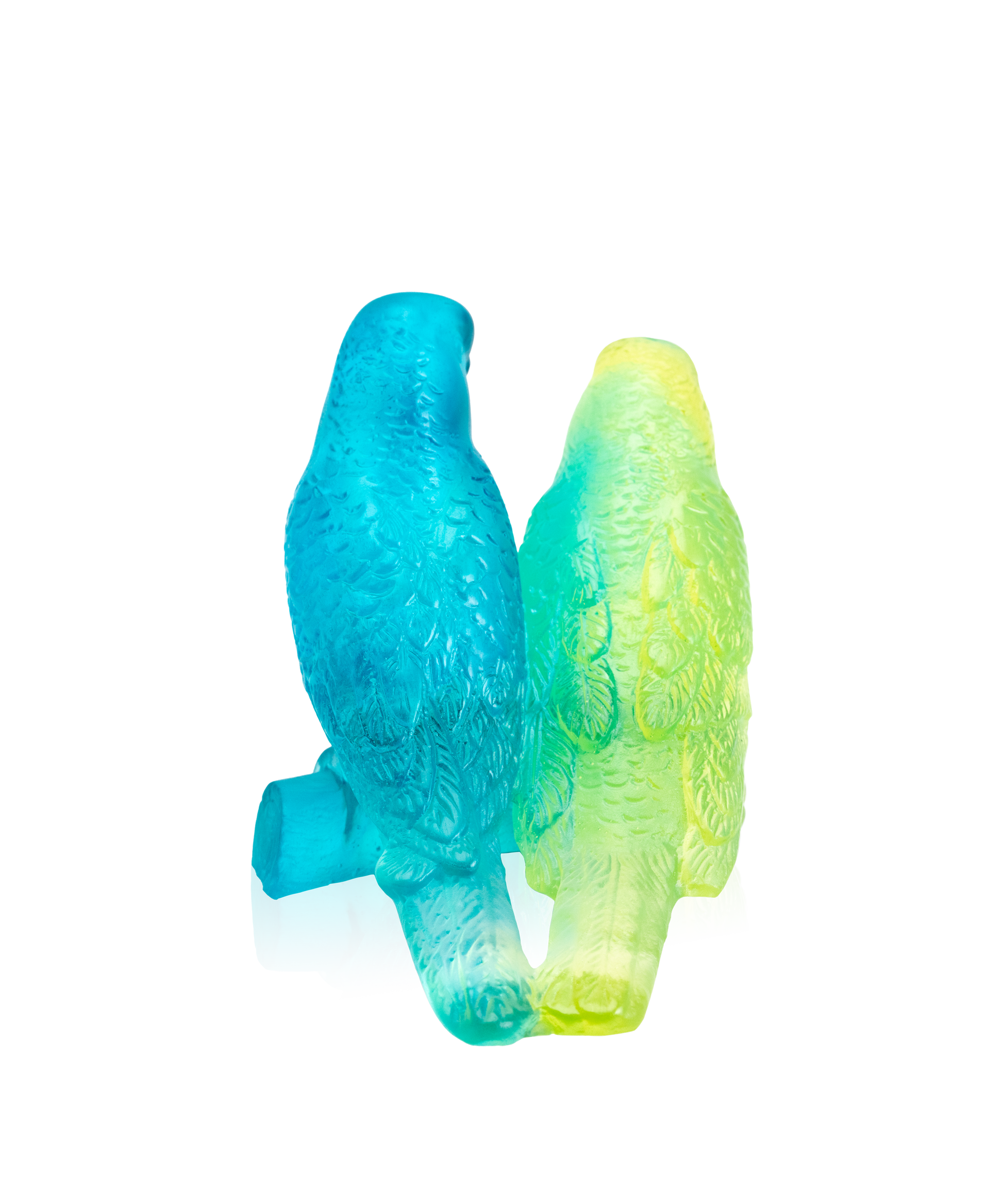 Couple de perruches Bleu - Daum